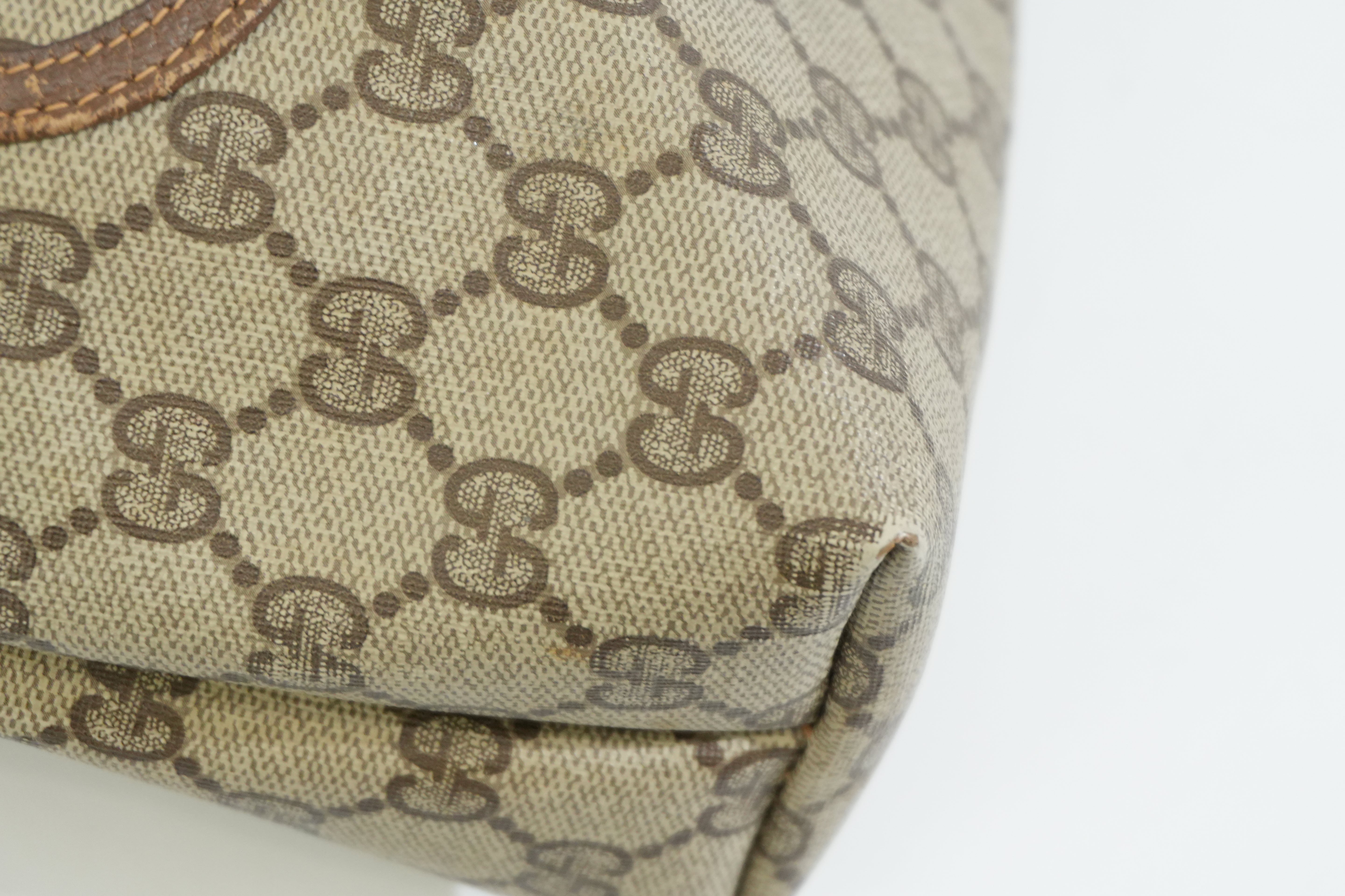 Pre-owned Gucci Ophidia Tote Bag Brown