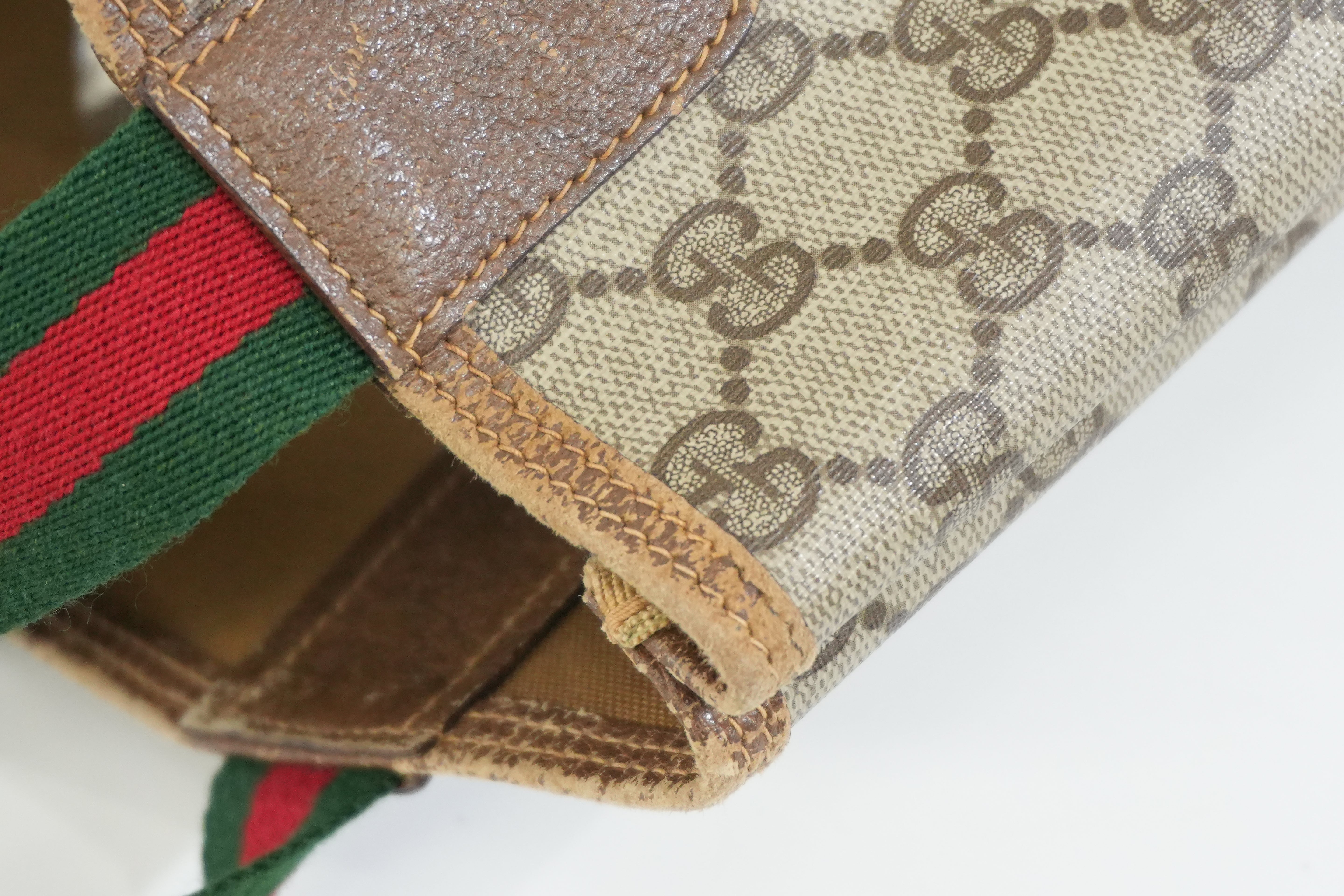 Pre-owned Gucci Ophidia Tote Bag Brown