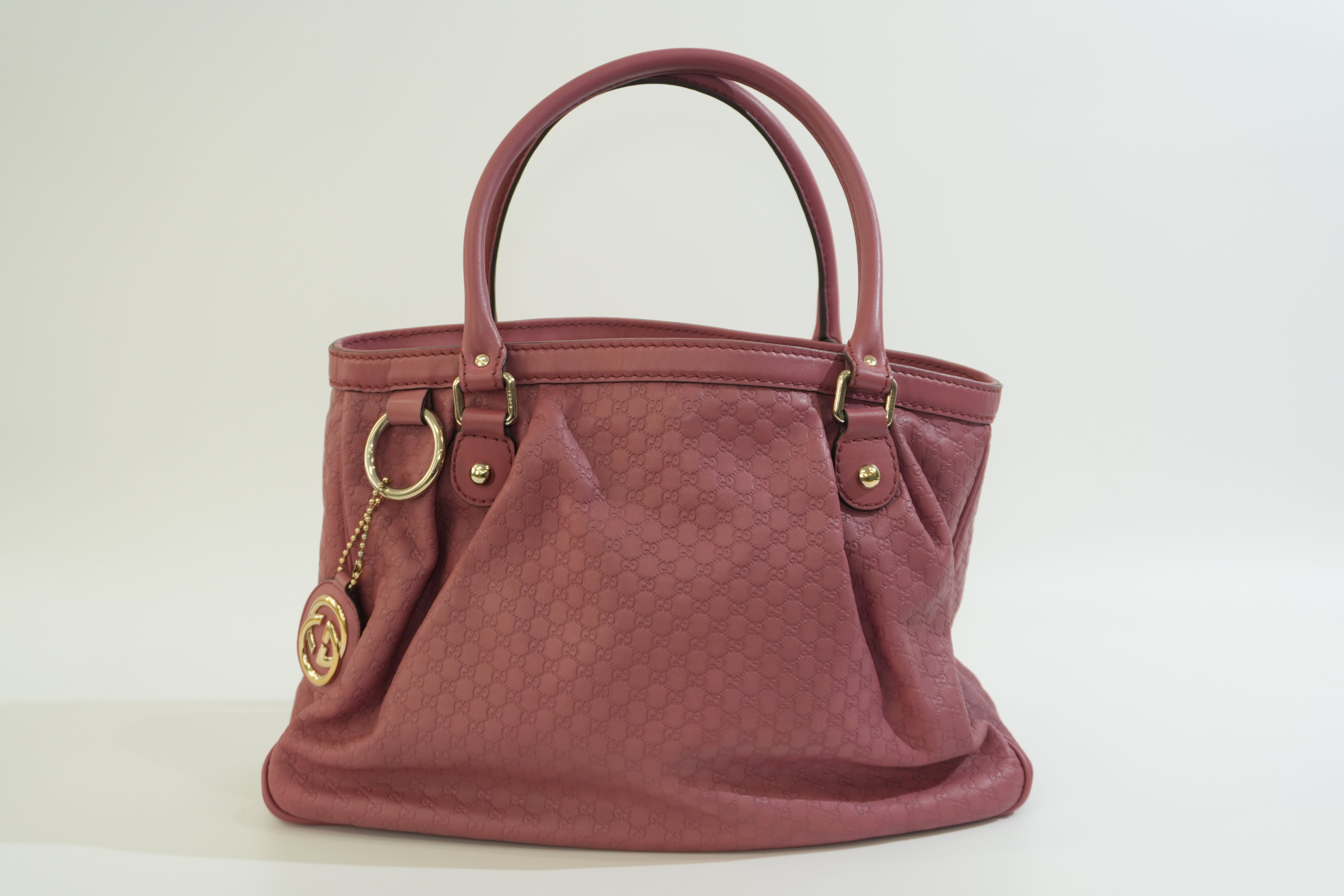 Pre-owned Gucci MIcroguccisima Shoulder Bag Pink