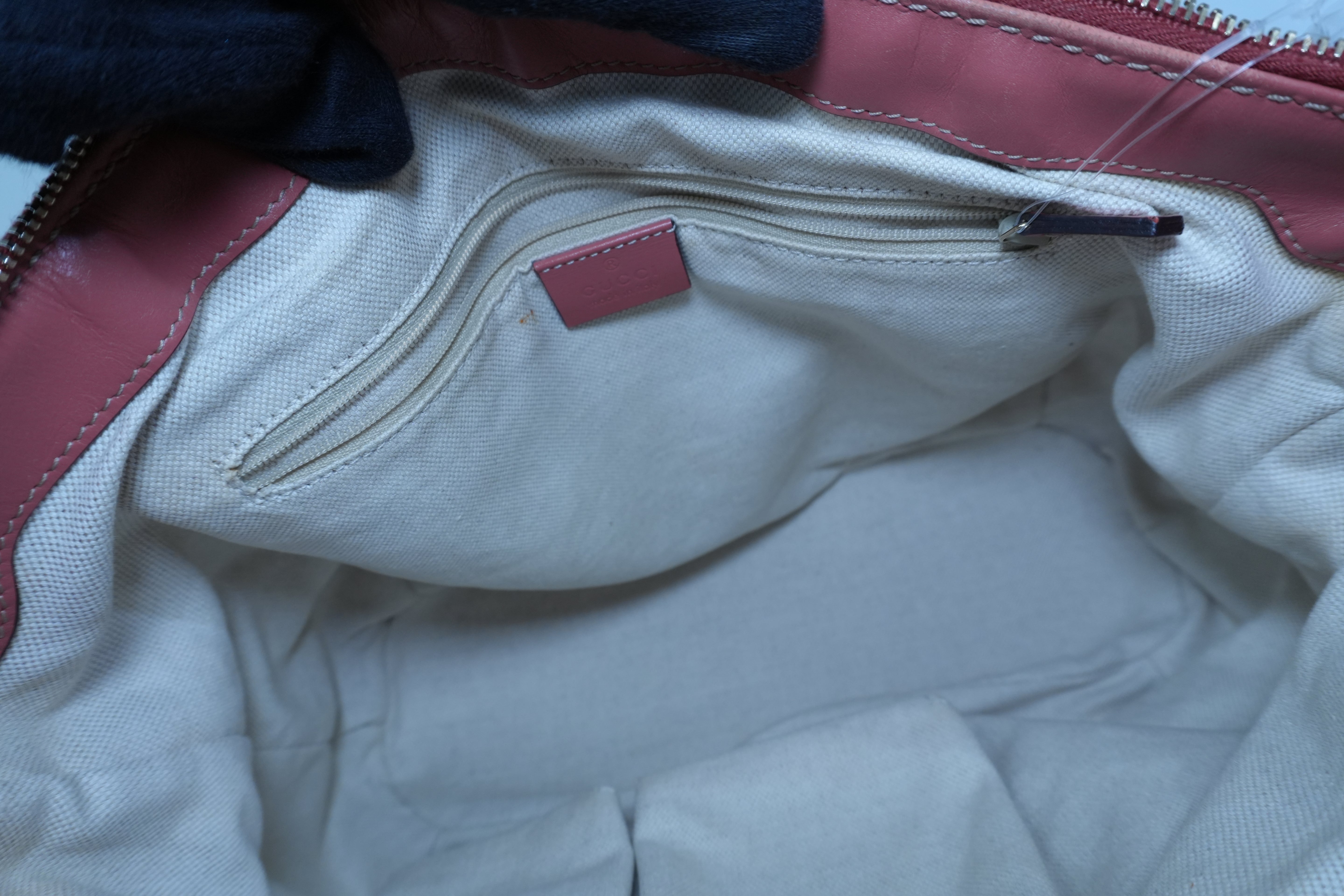 Pre-owned Gucci Sukey Two Way Shoulder Bag Brown and Pink