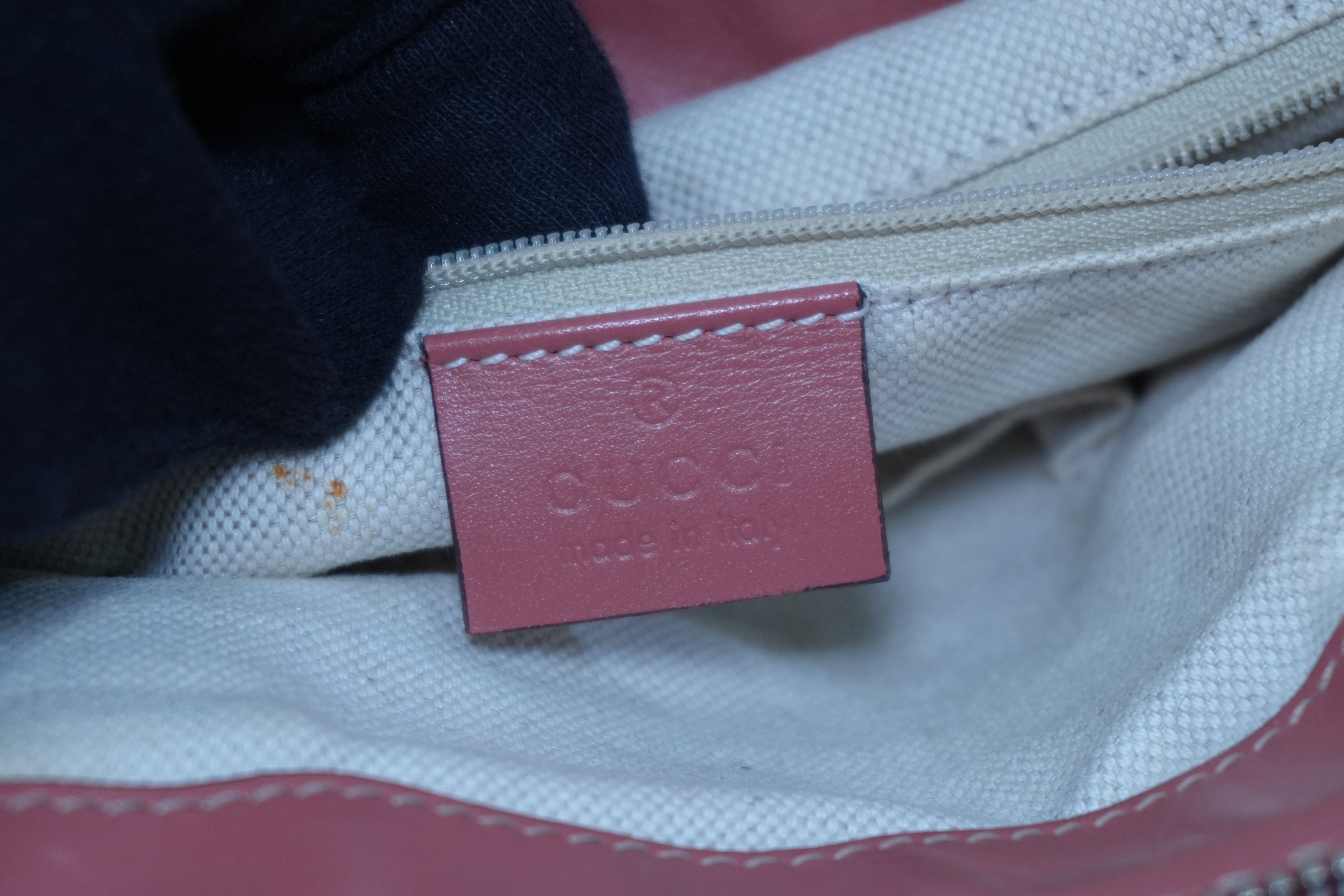 Pre-owned Gucci Sukey Two Way Shoulder Bag Brown and Pink