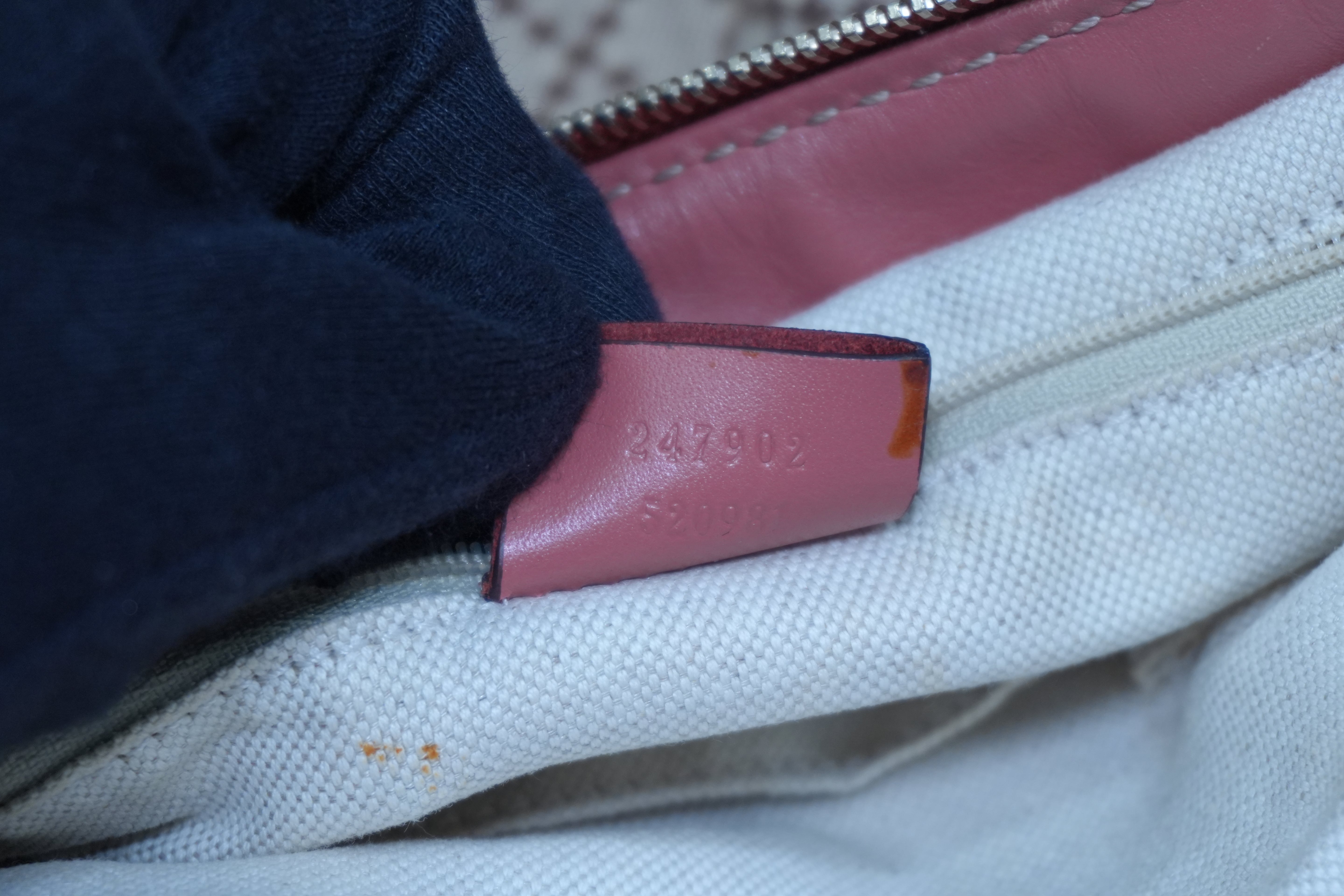 Pre-owned Gucci Sukey Two Way Shoulder Bag Brown and Pink