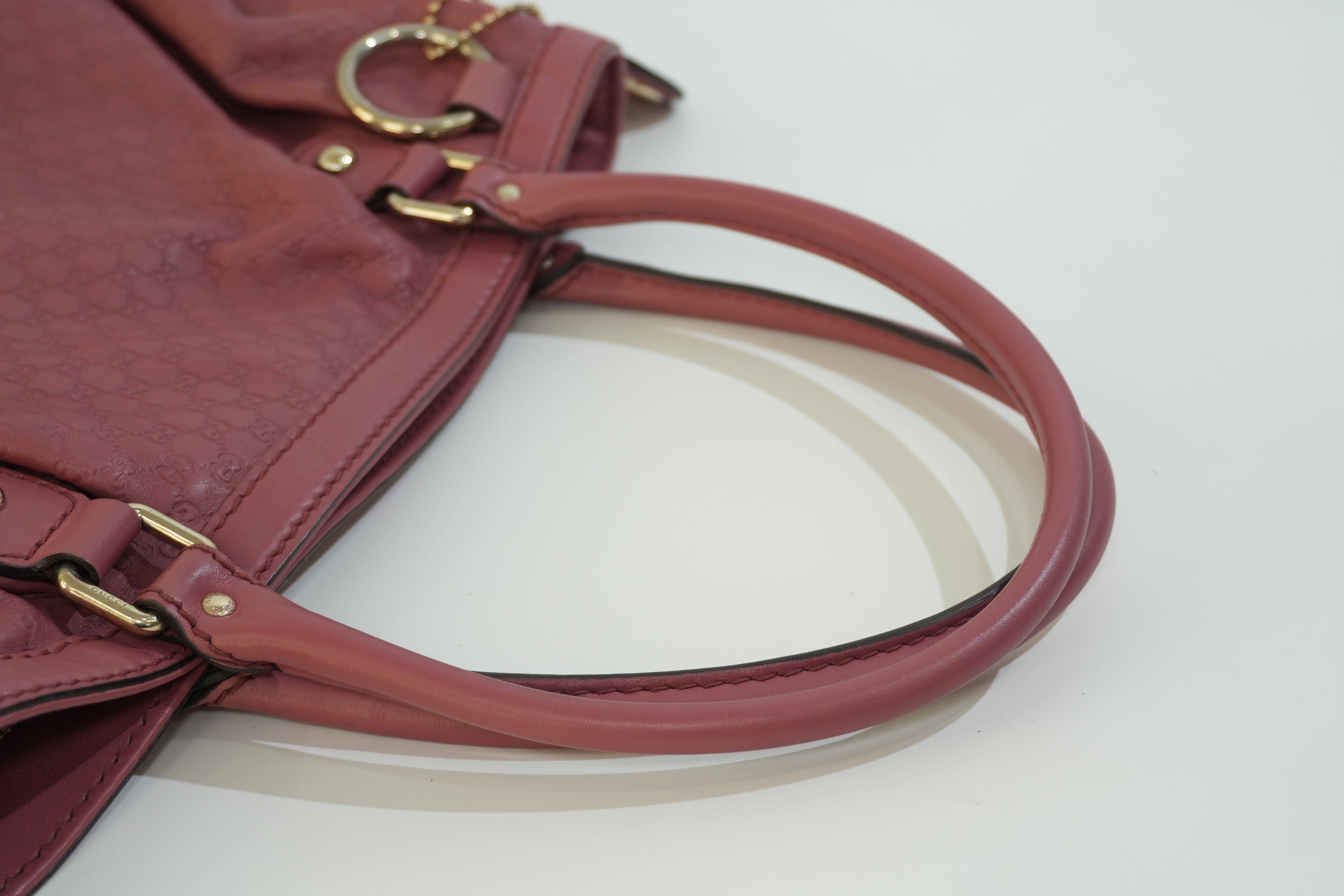 Pre-owned Gucci Microguccisima Shoulder Bag Pink