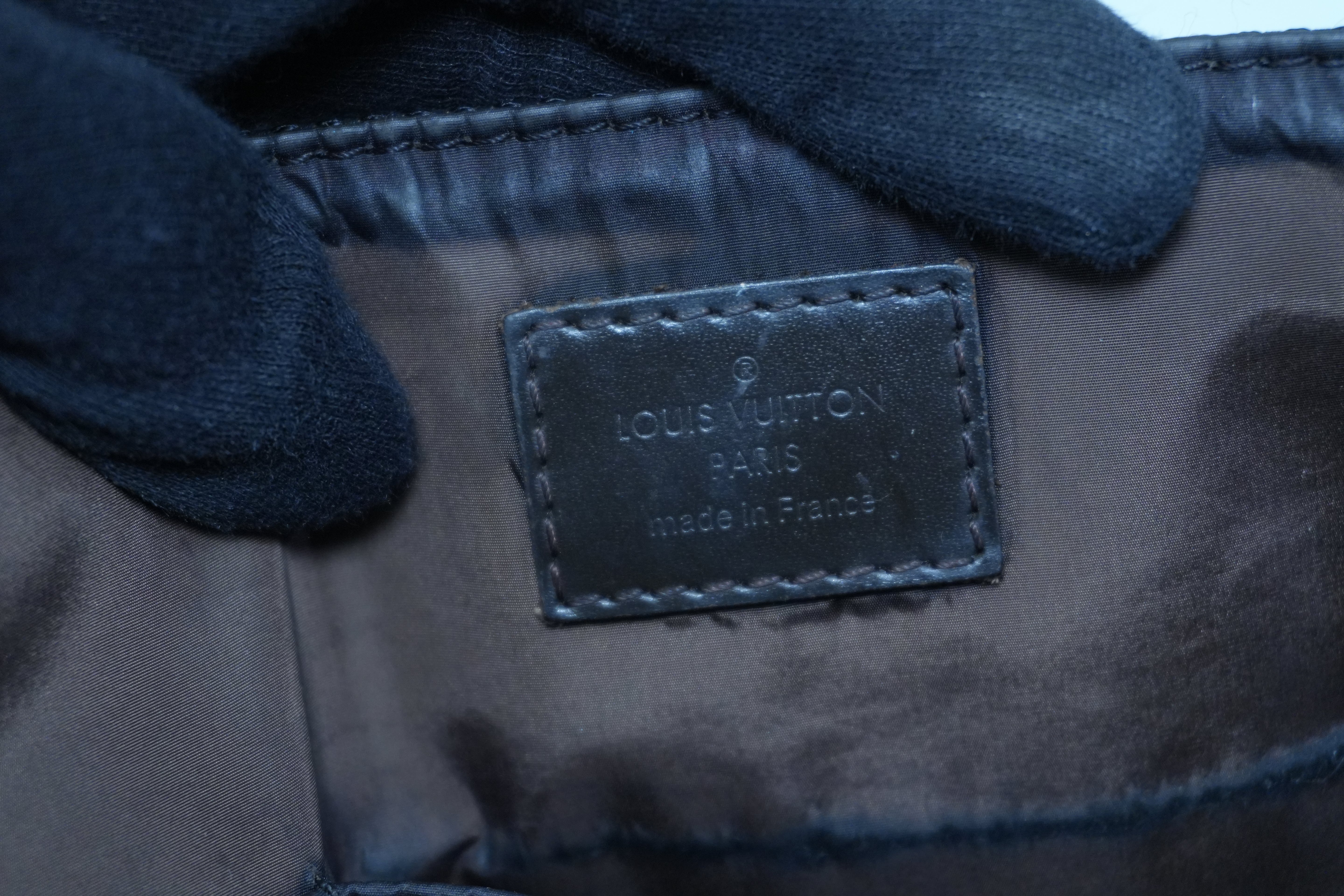 Pre-owned Louis Vuitton Canvas Shoulder Bag Black