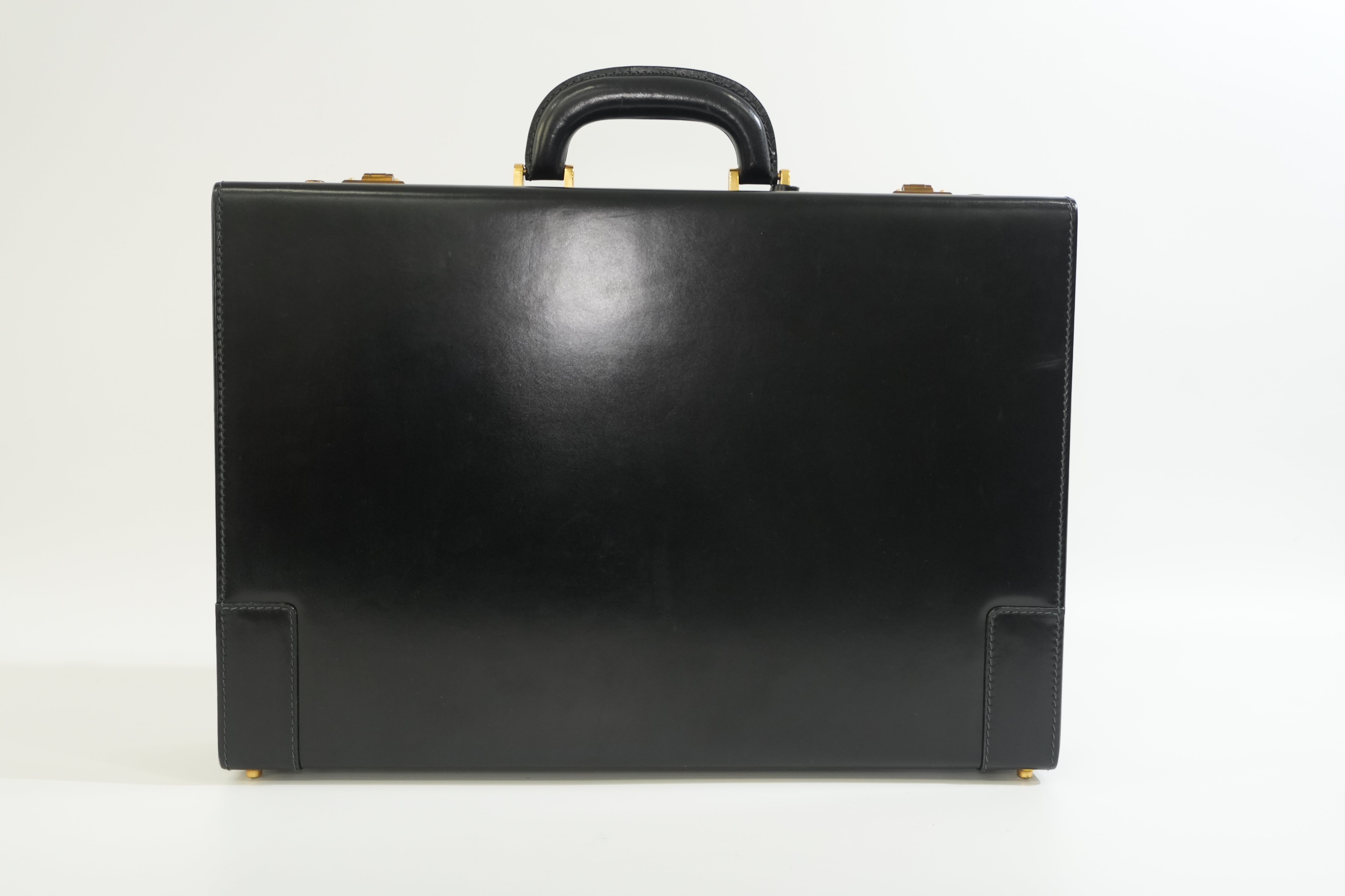 Pre-owned Celine Briefcase Handbag Black