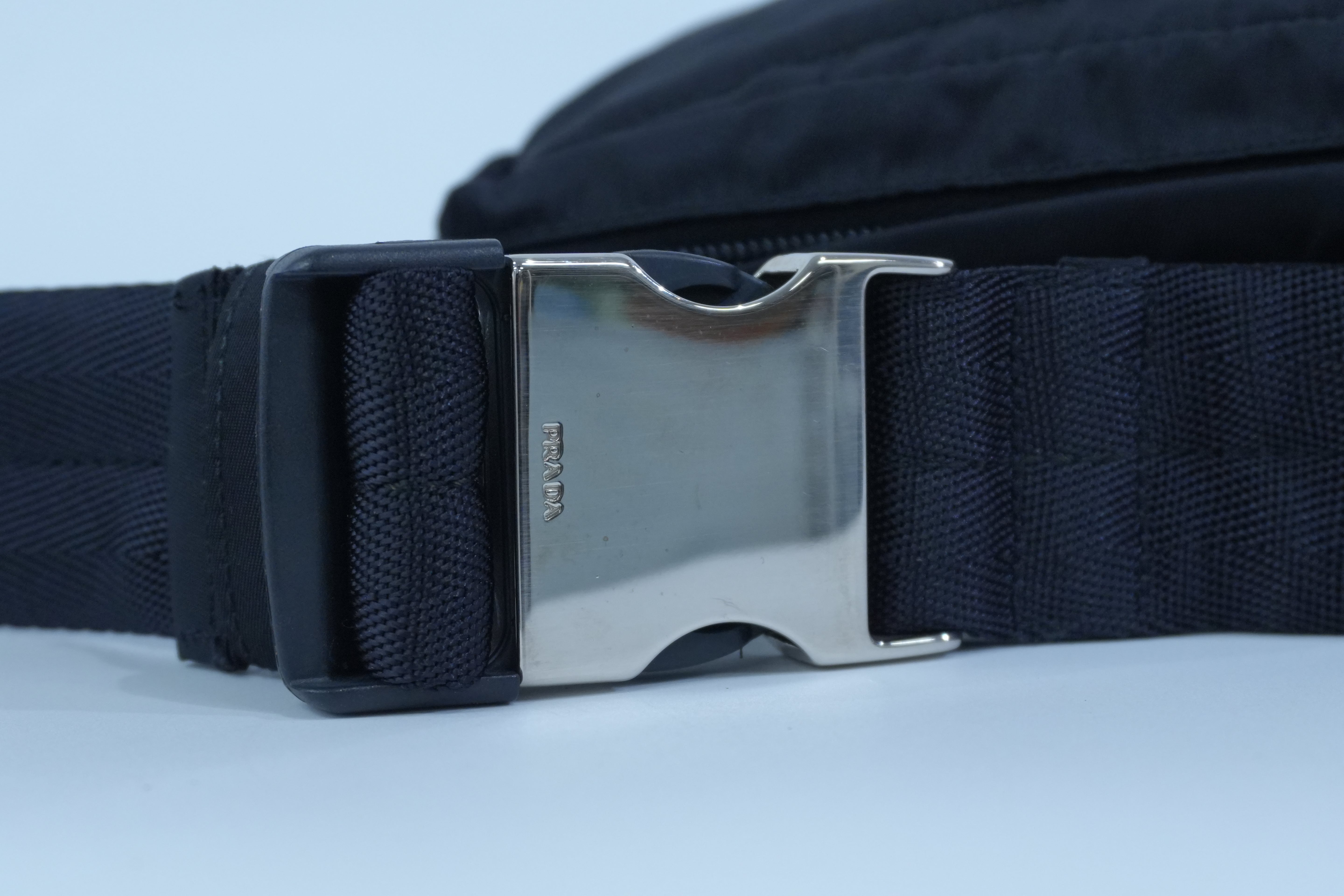 Pre-owned Prada Nylon Body Bag Black