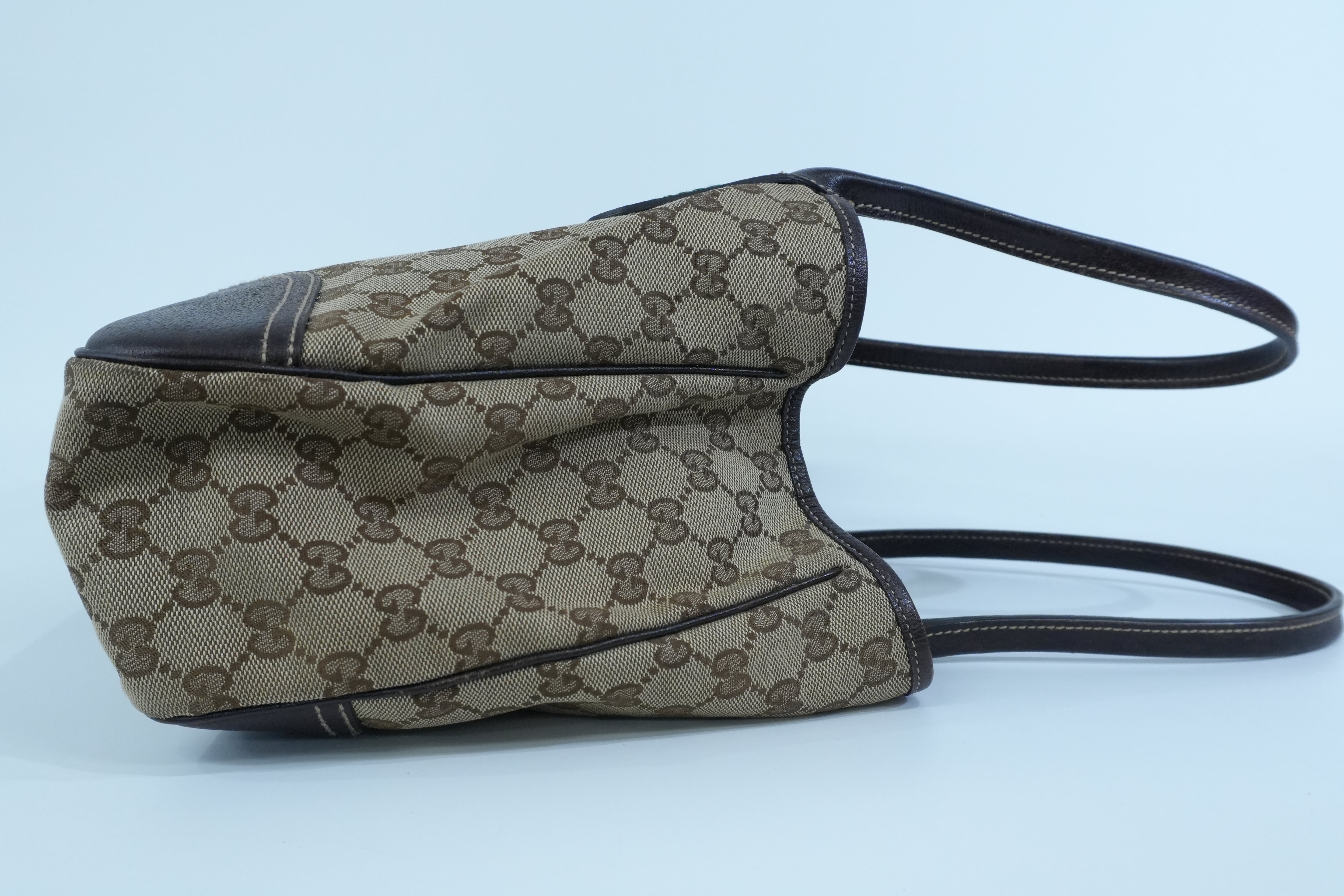 Pre-owned Gucci Ophidia Tote Bag Brown