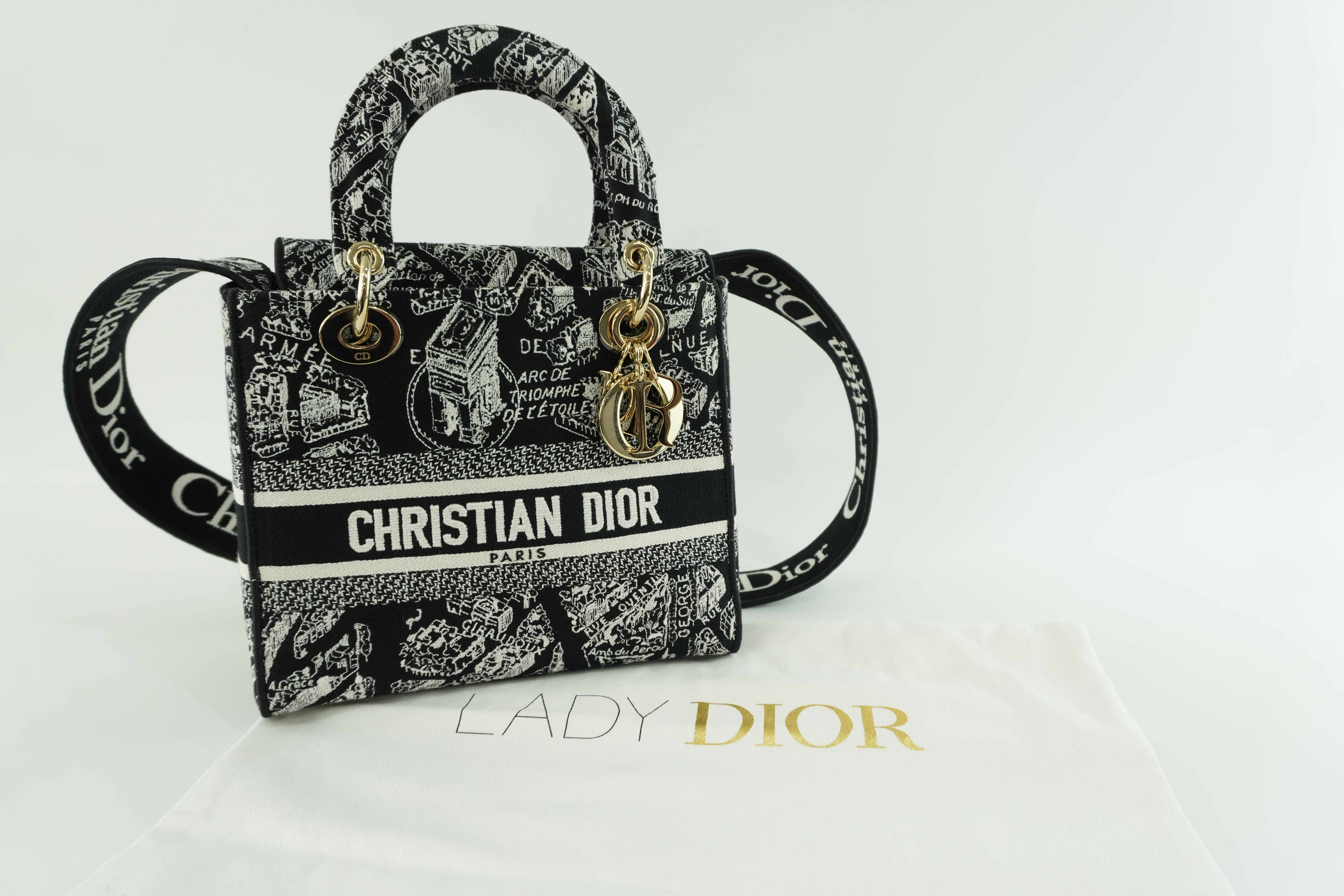 Christian Dior Lady D-Lite Shoulder Strap Used