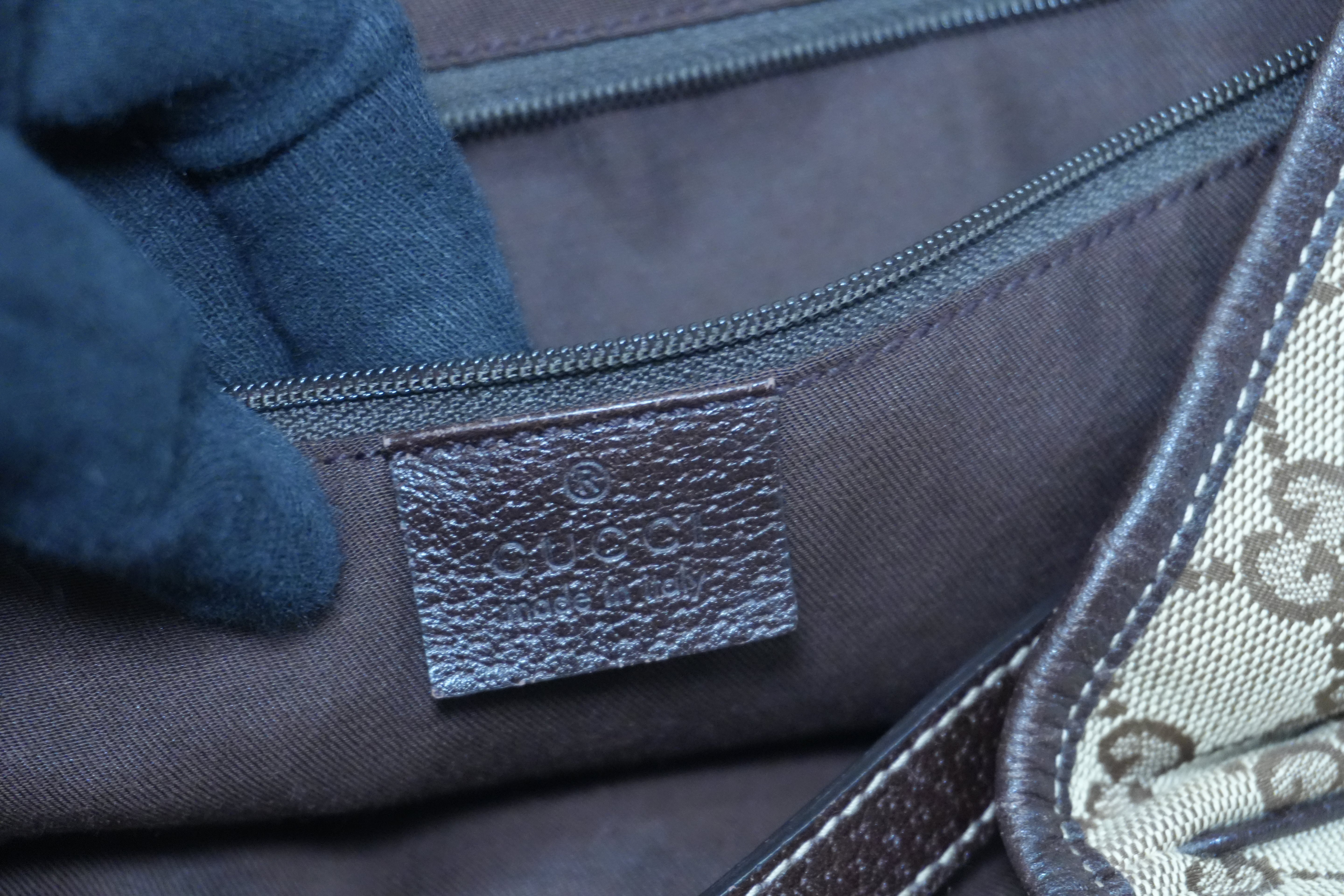 Pre-owned Gucci Ophidia Tote Bag Brown