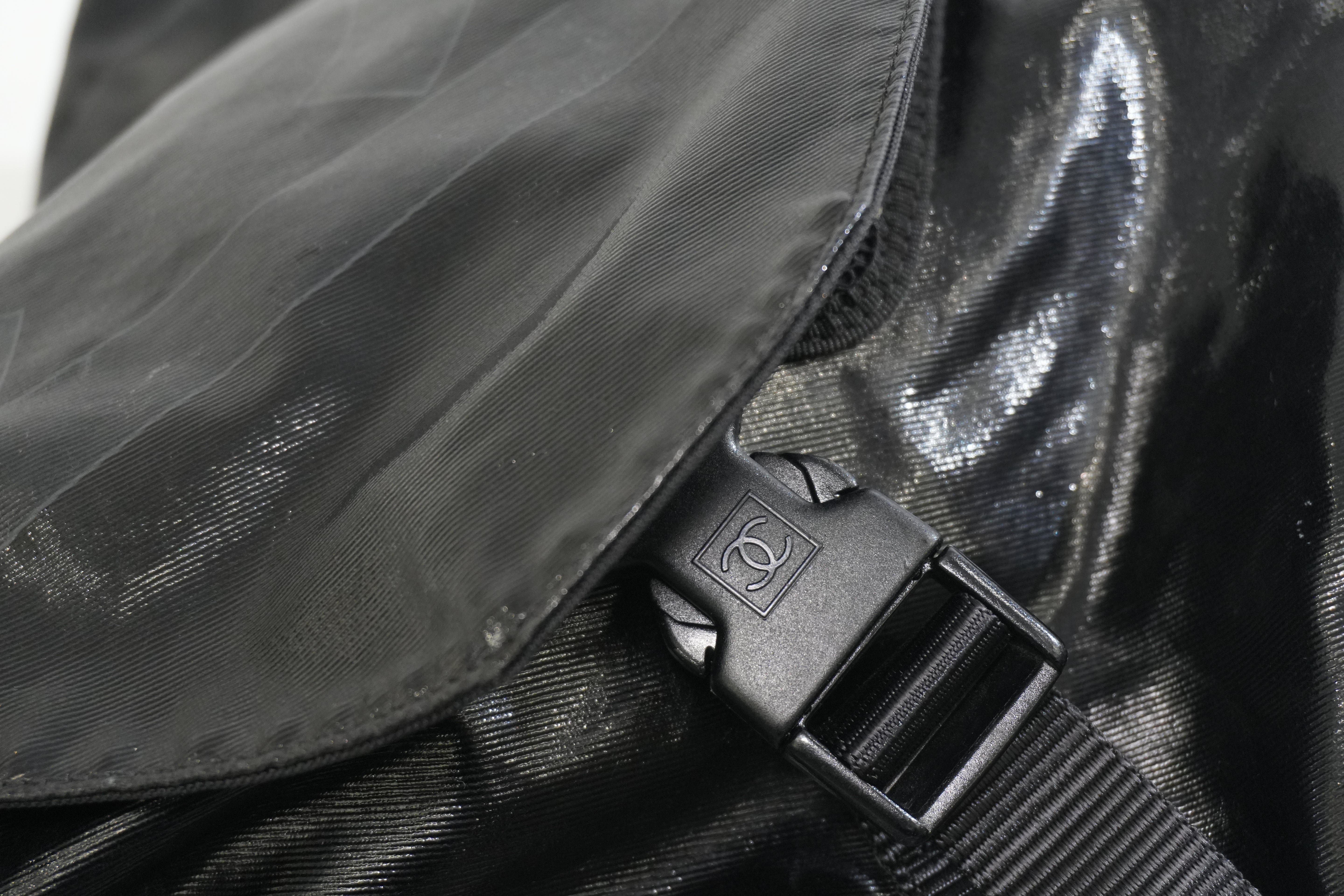 Pre-owned Chanel Sports Line Shoulder Bag Black