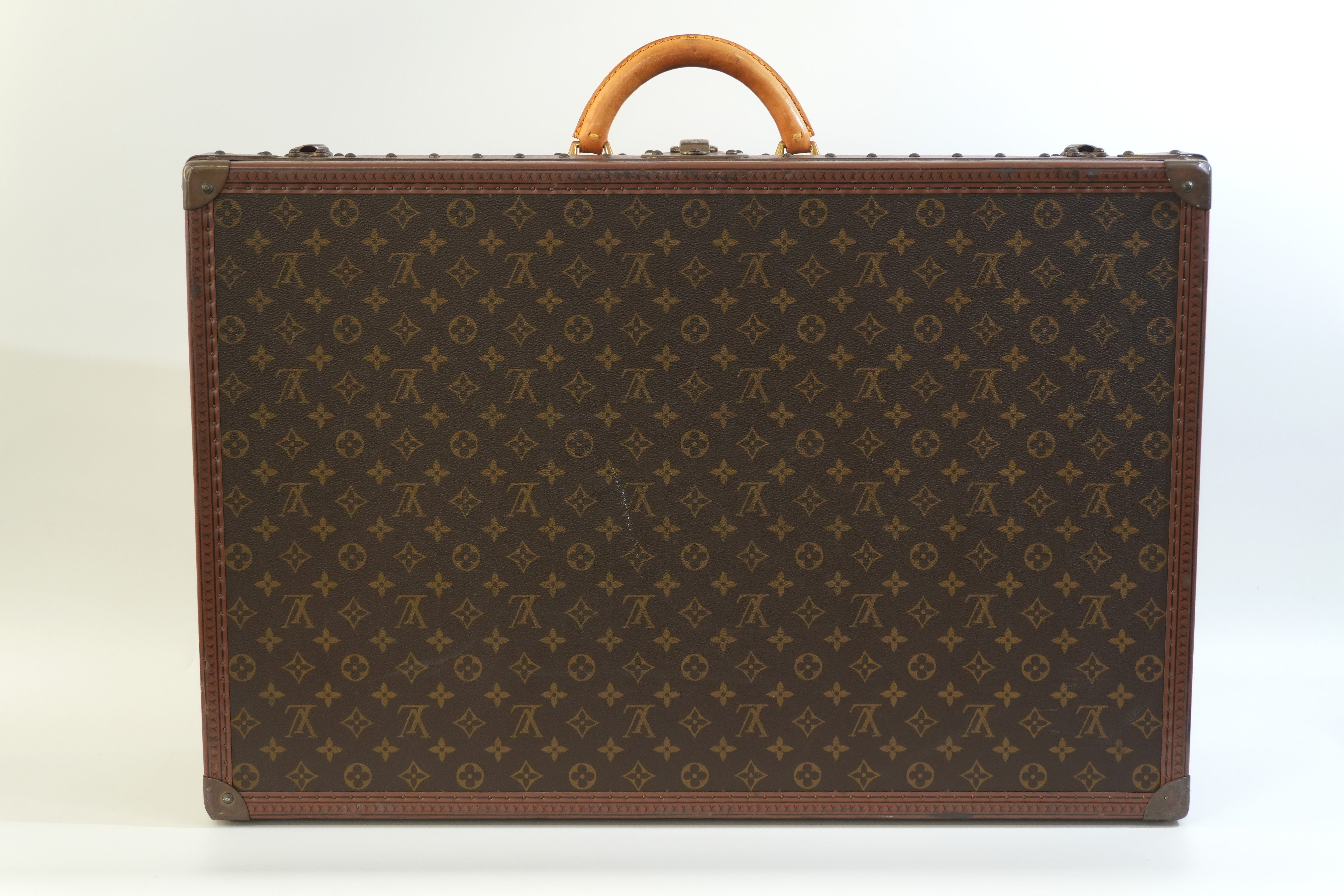 Pre-owned Louis Vuitton Mono Trunk 75 Alzer