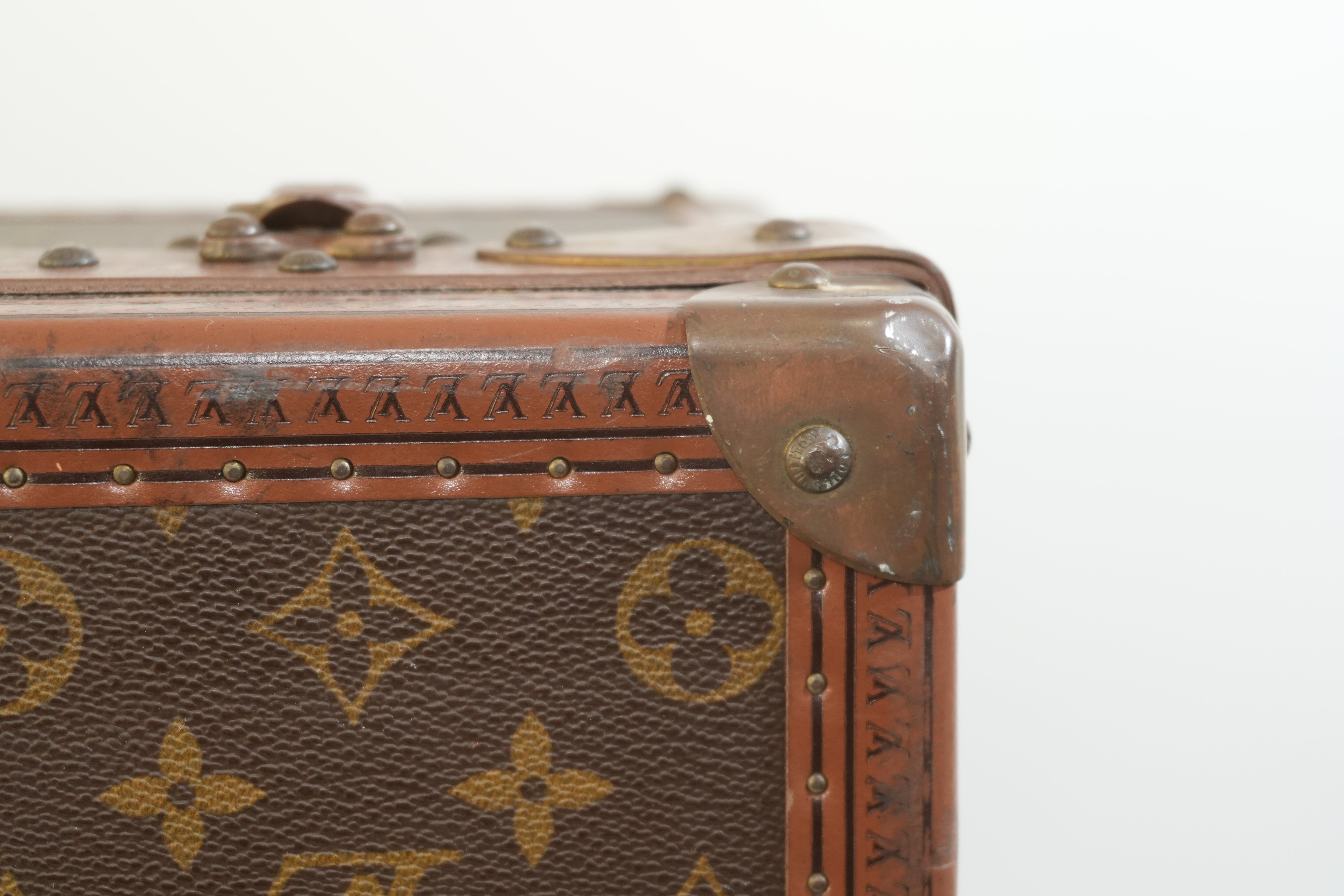 Pre-owned Louis Vuitton Mono Trunk 75 Alzer