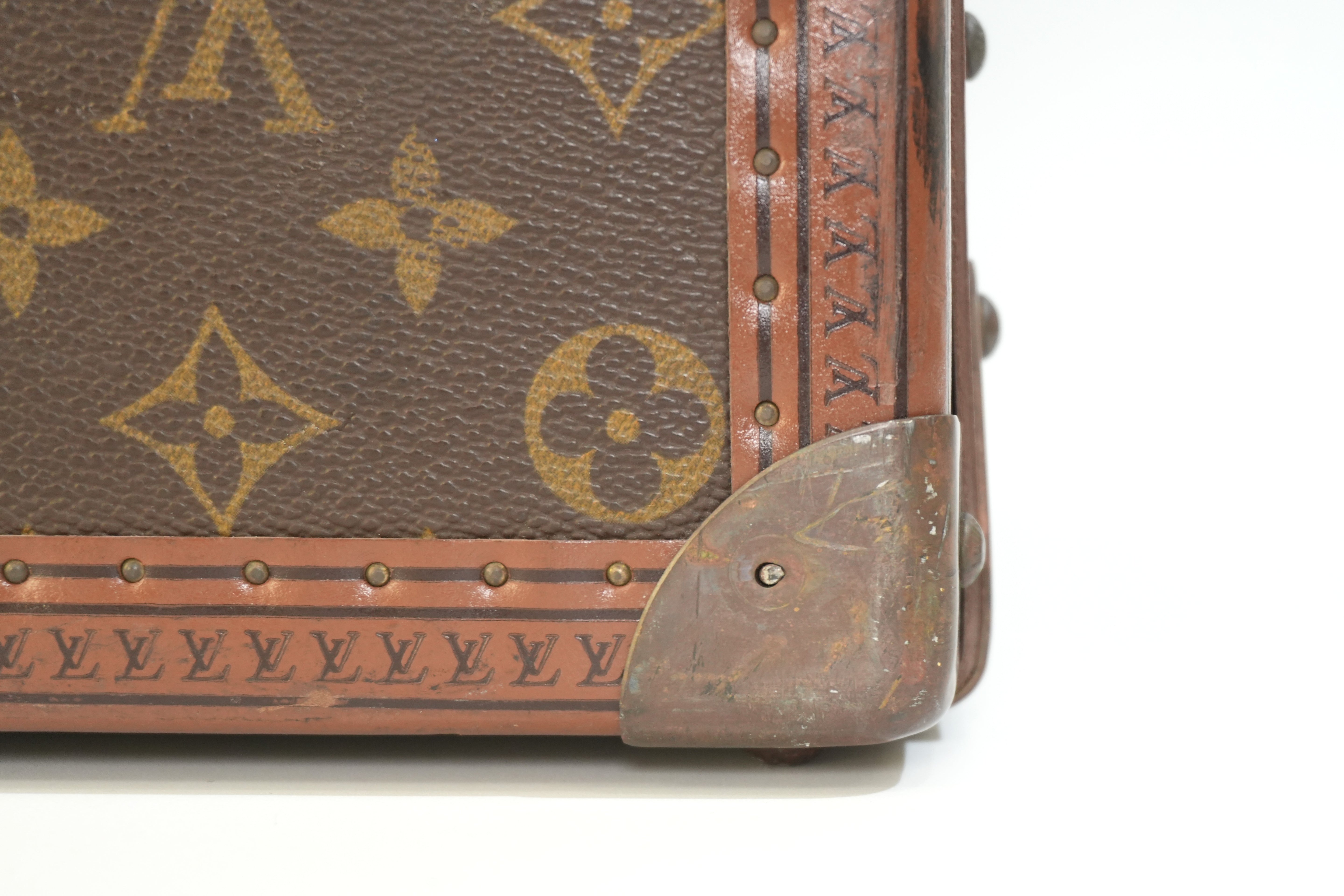 Pre-owned Louis Vuitton Mono Trunk 75 Alzer