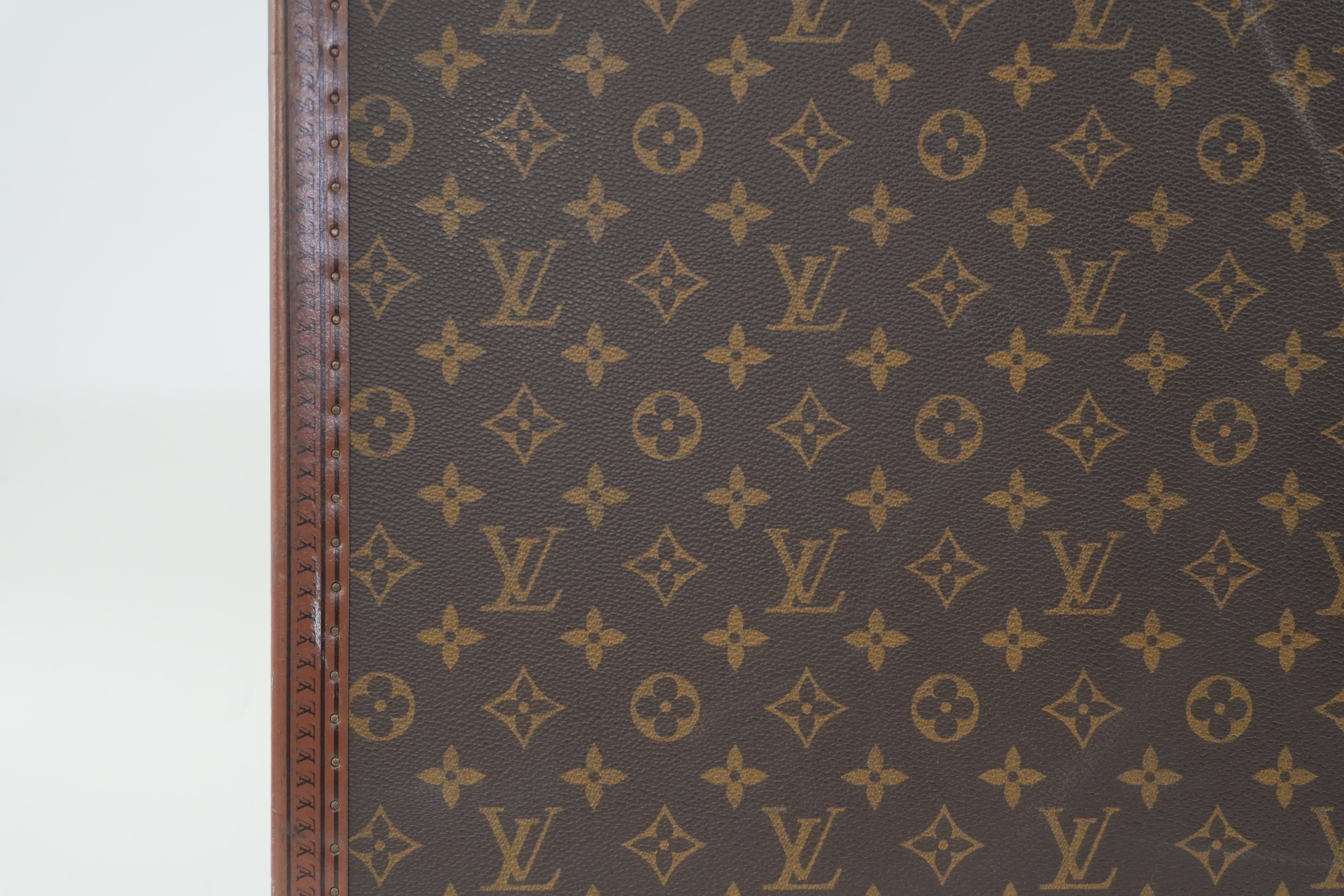 Pre-owned Louis Vuitton Mono Trunk 75 Alzer