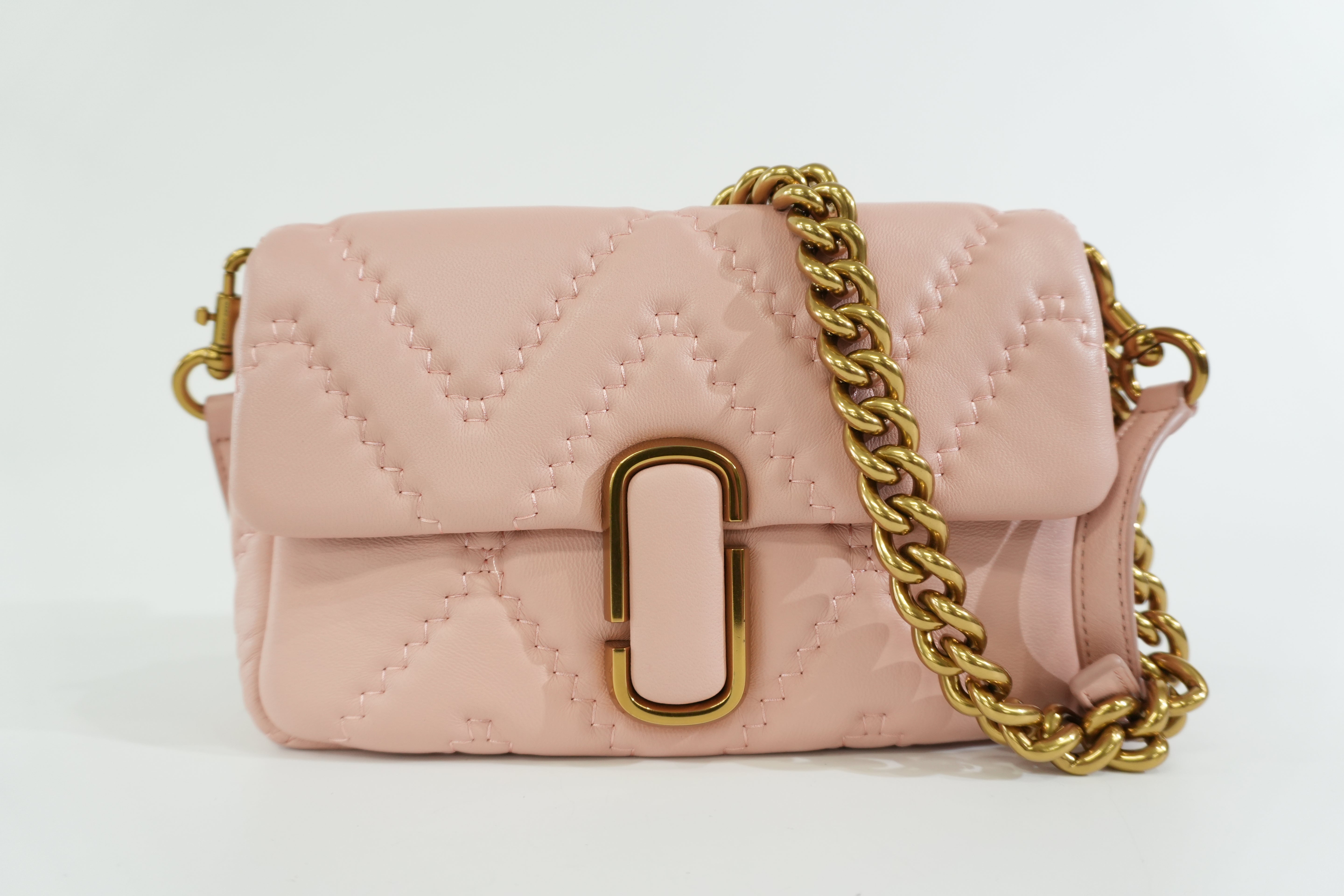 Pre-owned Marc Jacobs Leather Two Way Shoulder Bag Pink