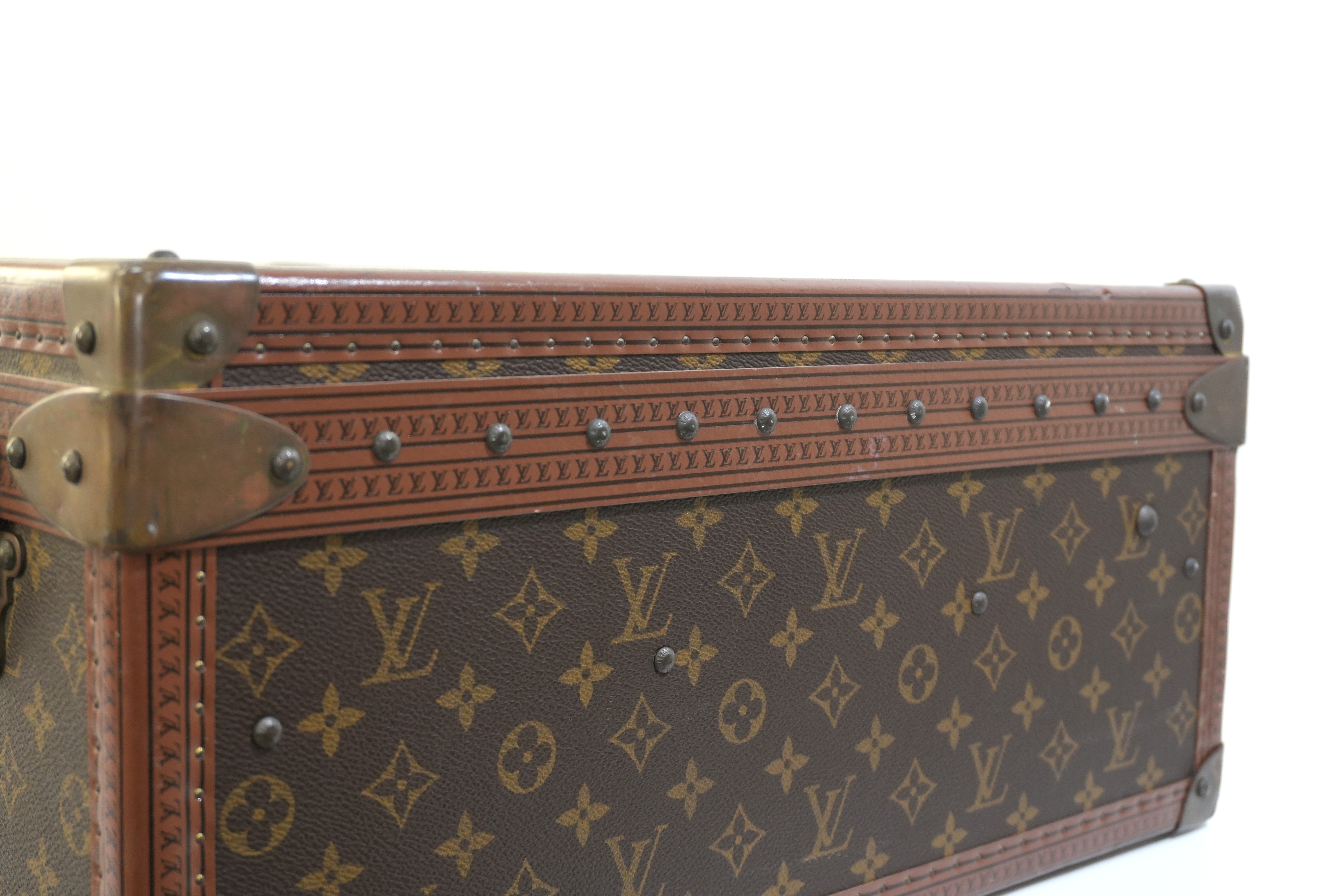 Pre-owned Louis Vuitton Mono Trunk 75 Alzer