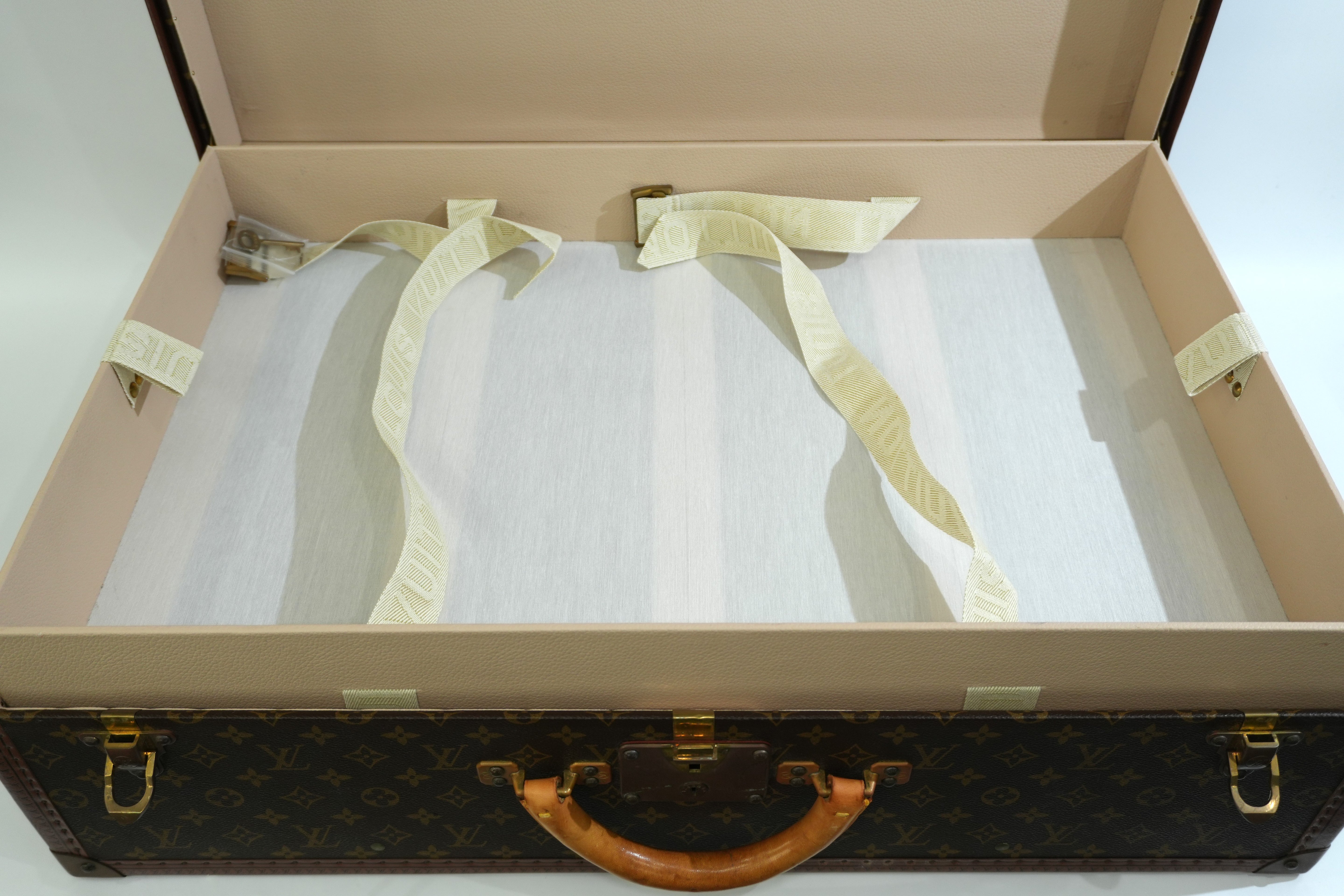 Pre-owned Louis Vuitton Mono Trunk 75 Alzer