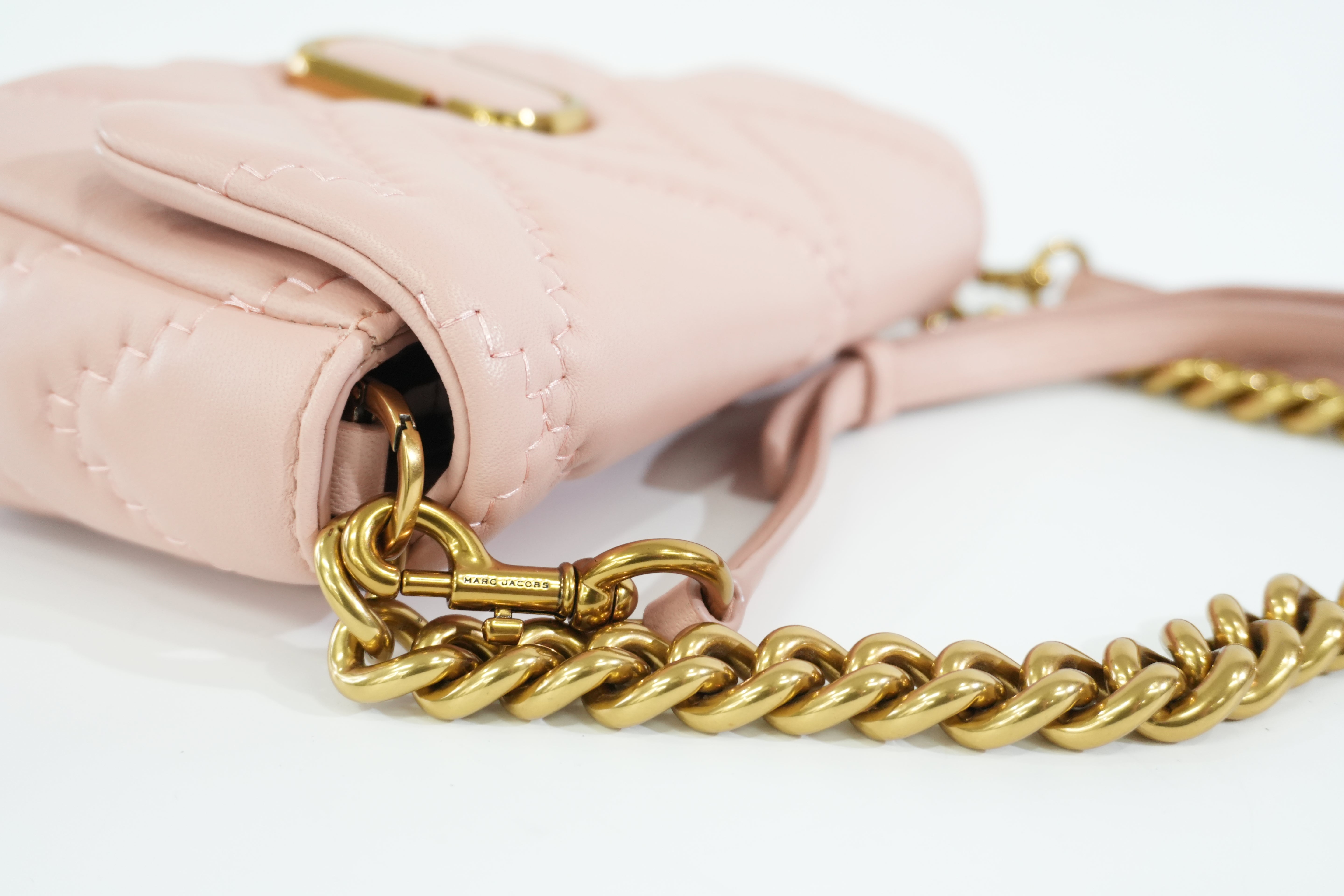 Pre-owned Marc Jacobs Leather Two Way Shoulder Bag Pink