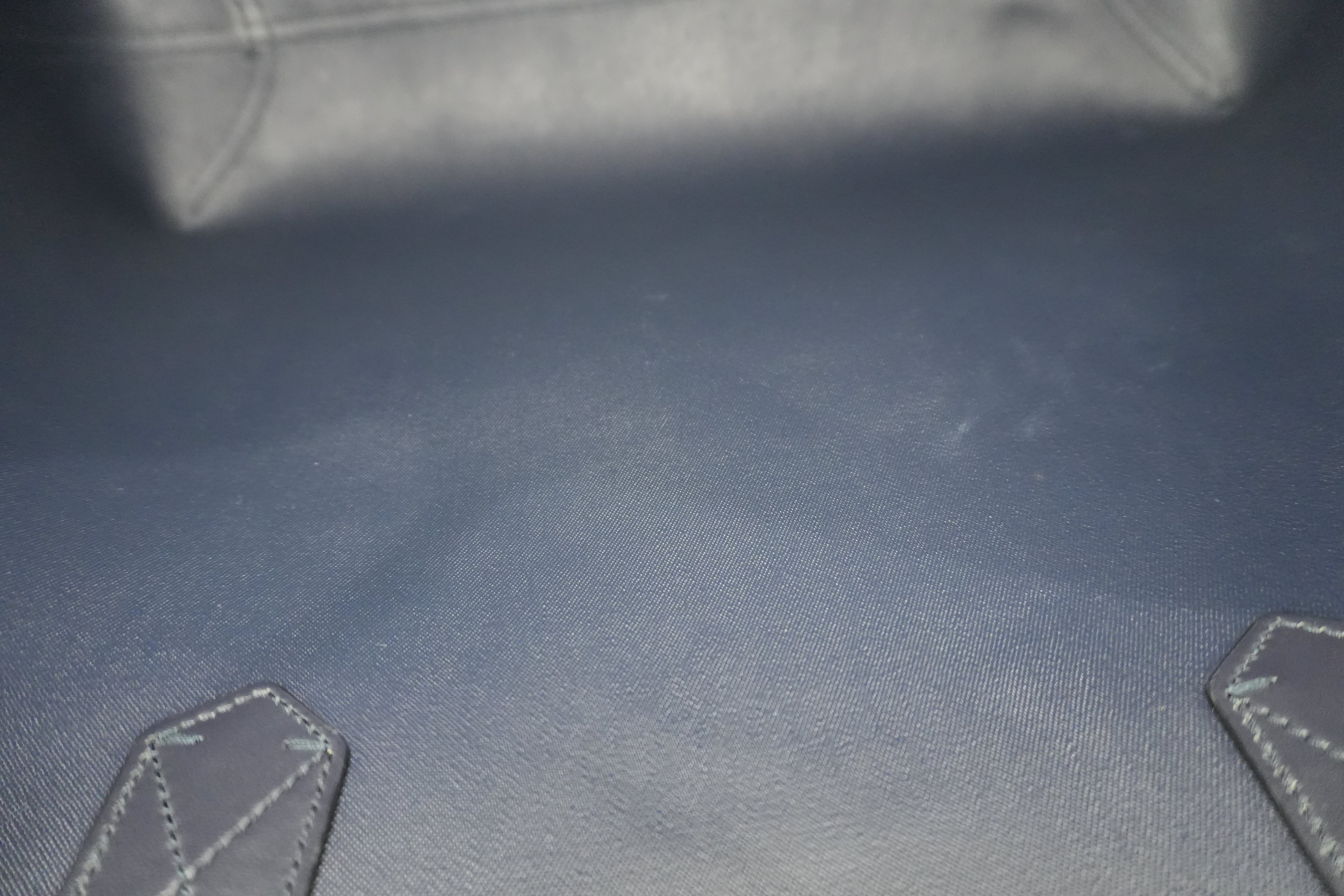 Gucci Blooms Canvas Tote Bag Blue Used