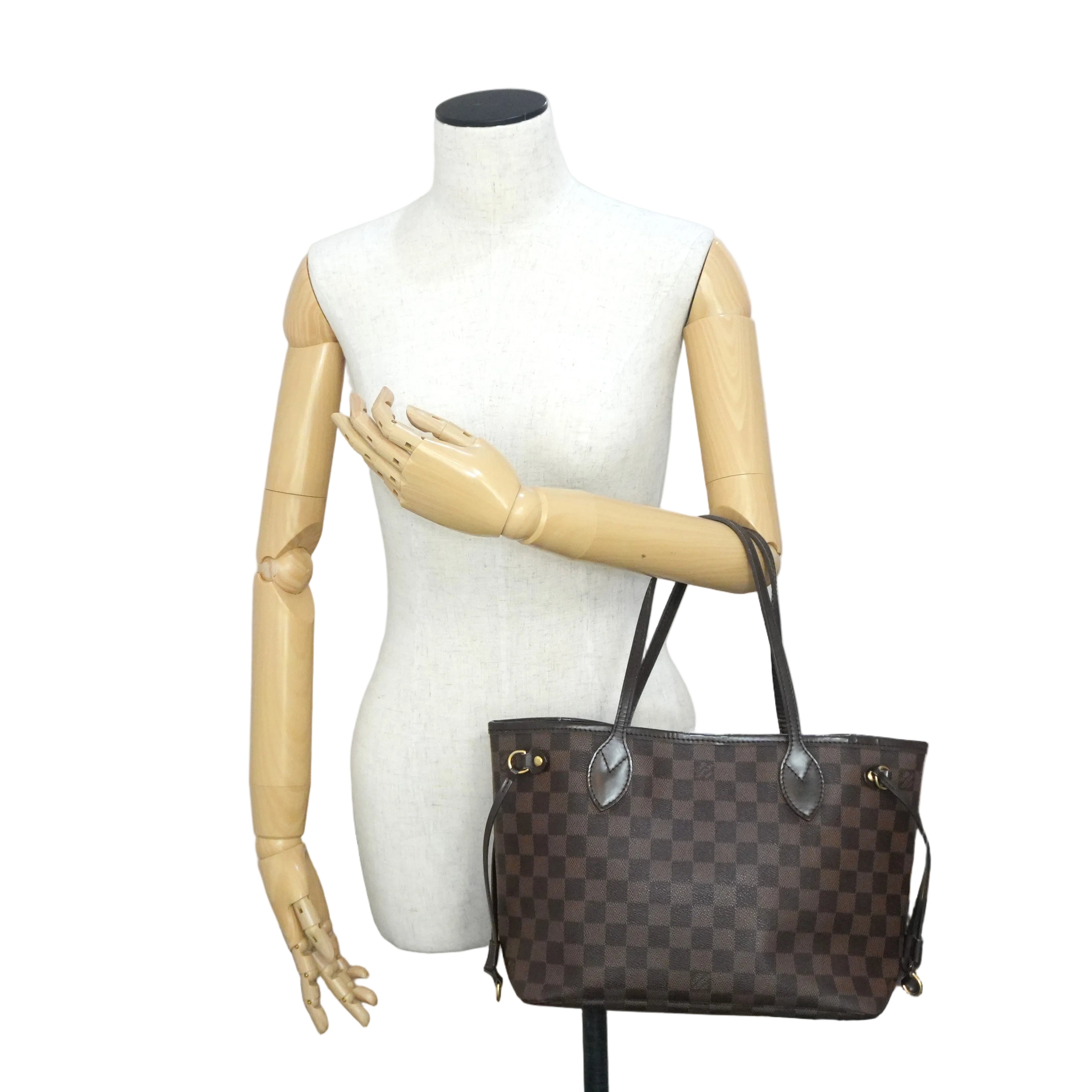 Pre-owned Louis Vuitton Damier Ebene Neverfull PM Tote Bag