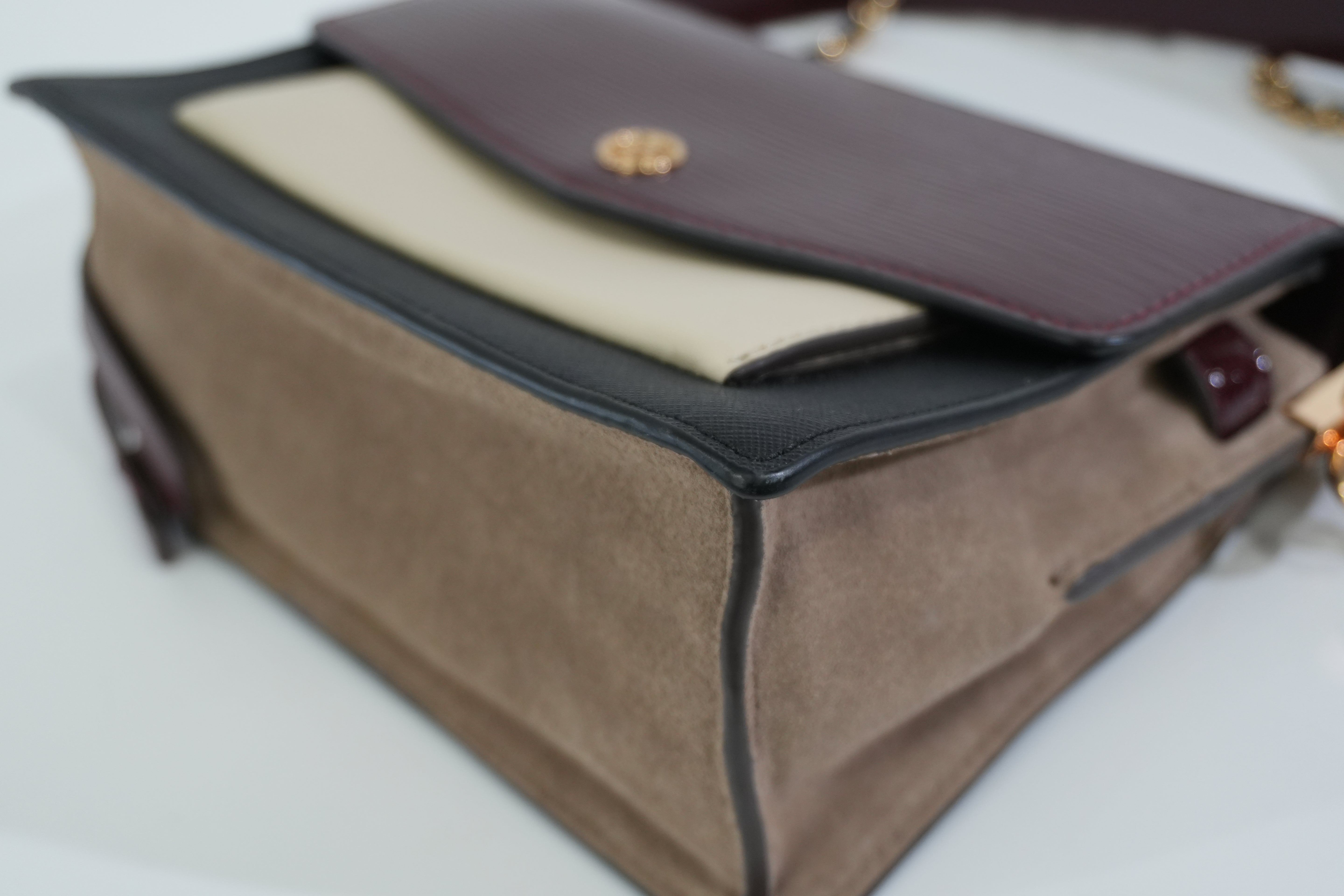 Pre-owned Tory Burch Two Way Shoulder Bag Tricolor