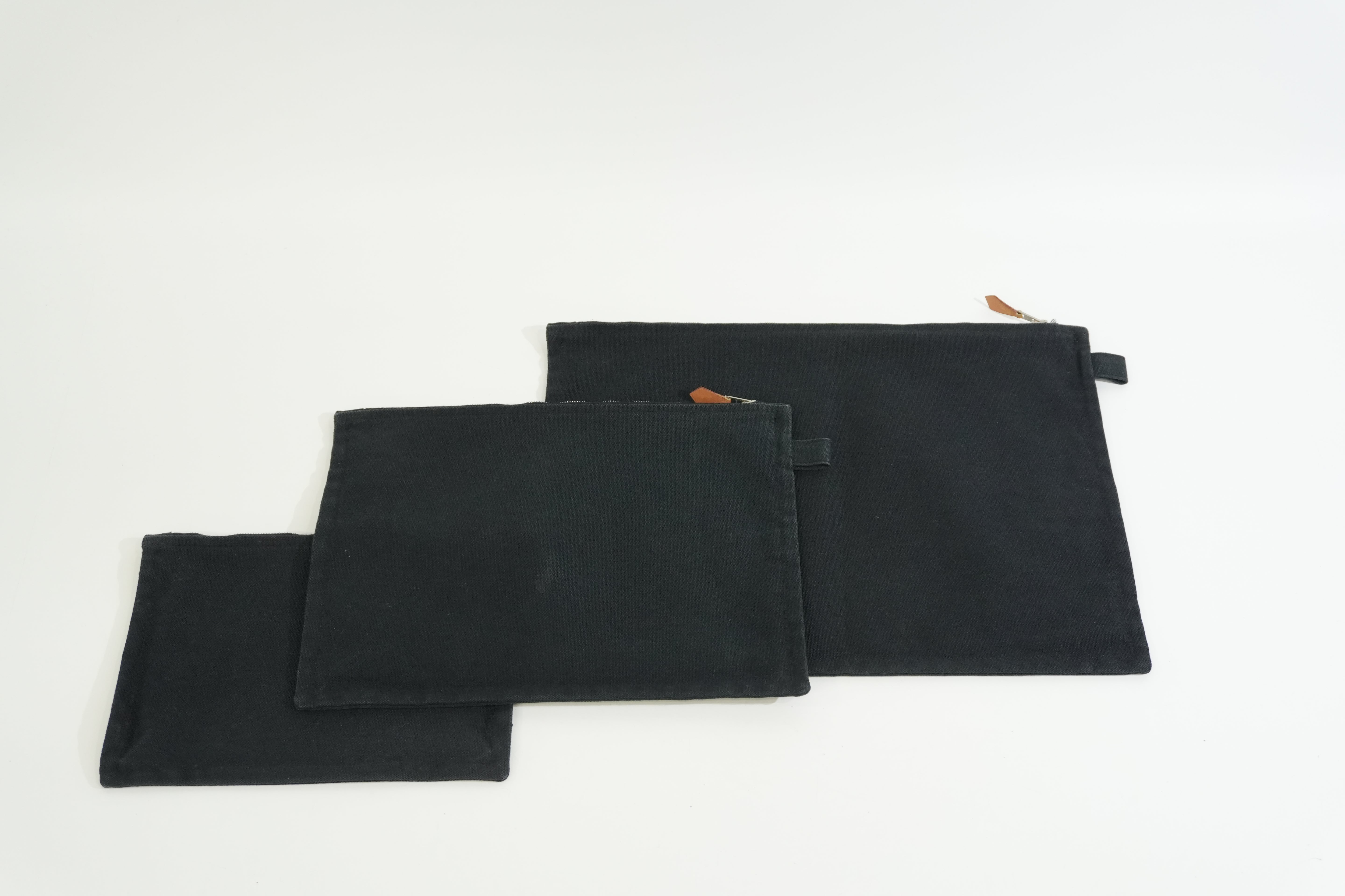 Pre-owned Hermes Bundle of 3 Pouches