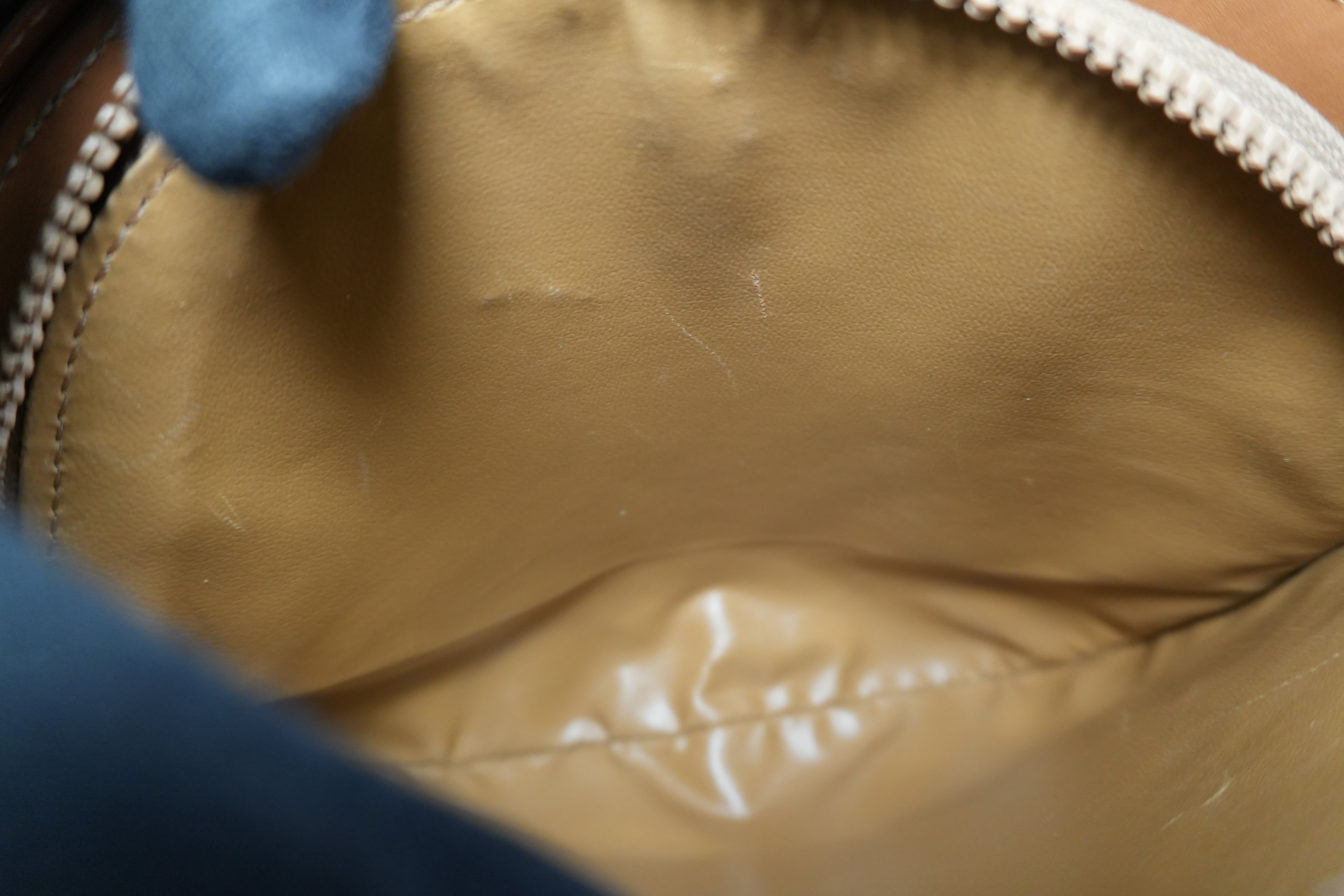 Pre-owned Celine Macadam Shoulder Bag Brown