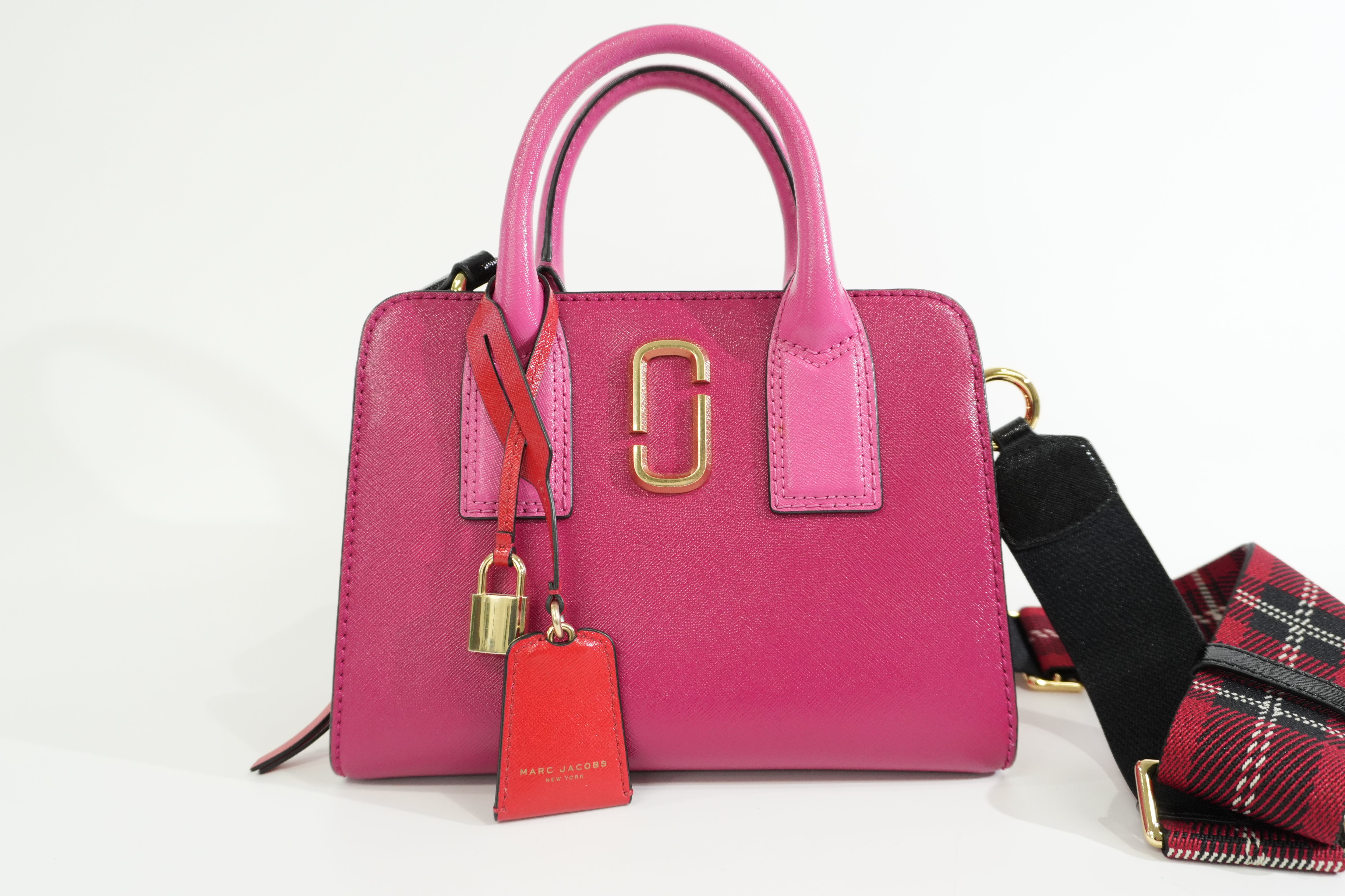 Pre-owned Marc Jacobs Leather Big Shot Two Way Shoulder Bag Pink