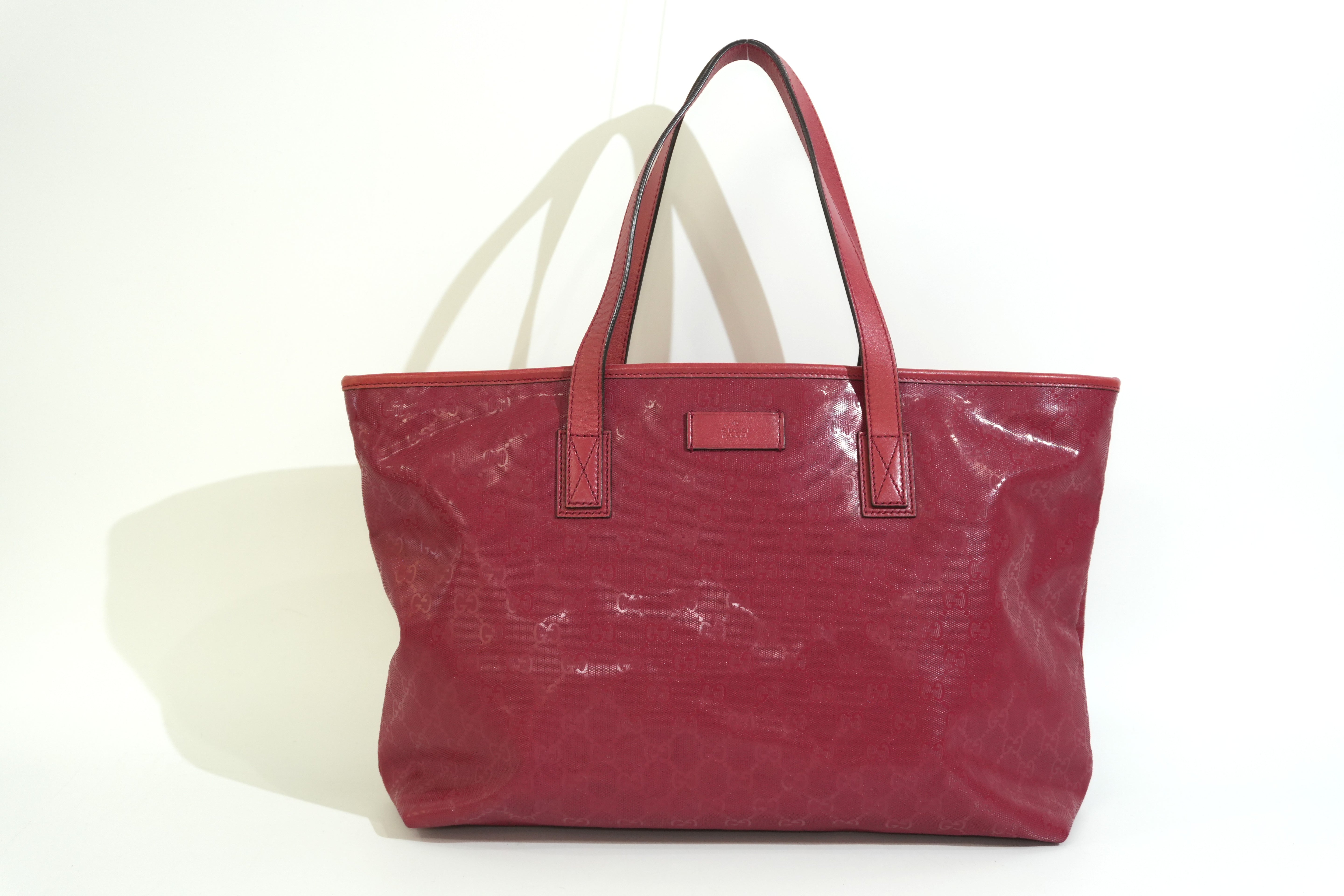 Pre-owned Gucci Shoulder Tote Bag Pink