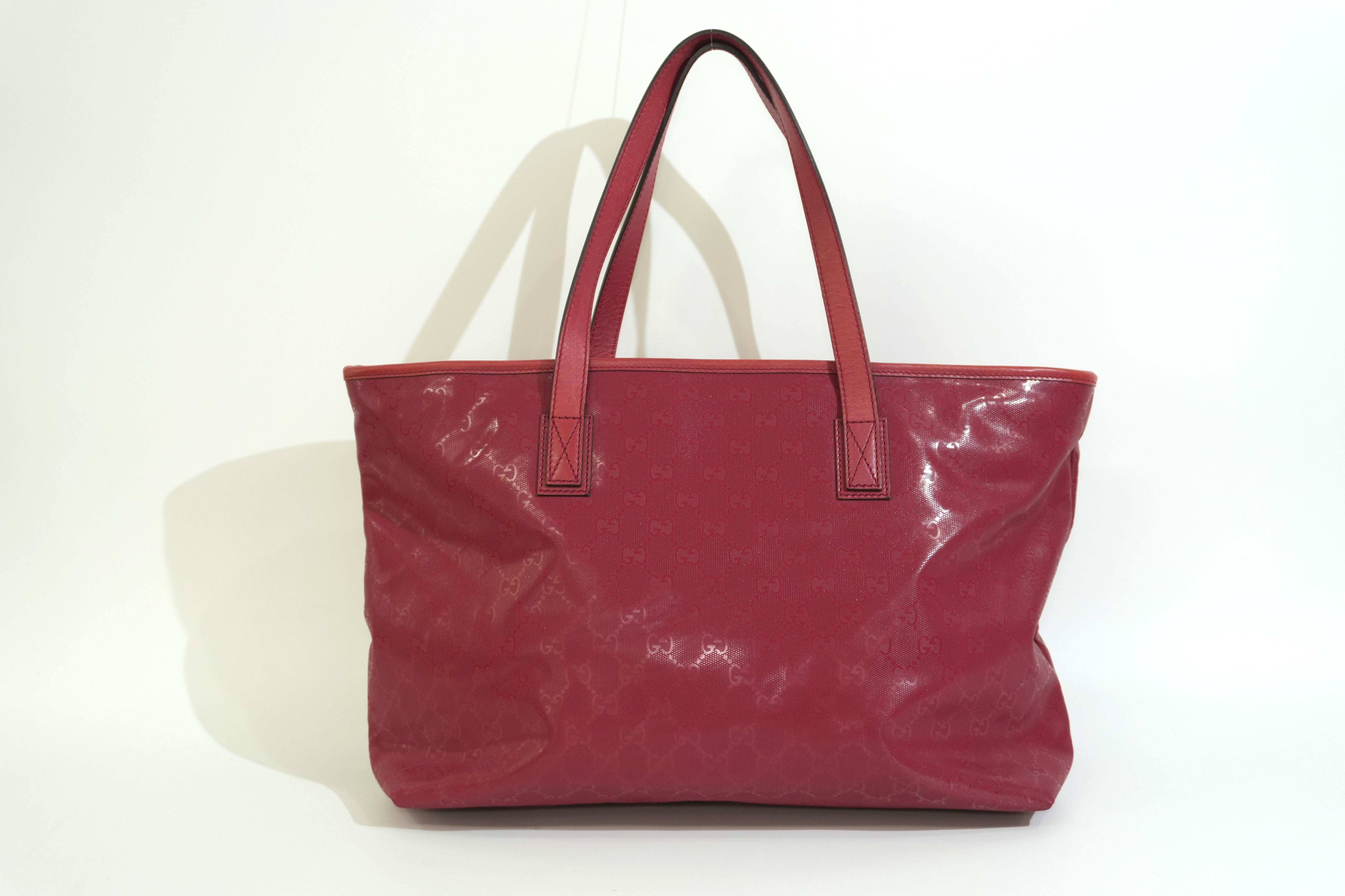 Pre-owned Gucci Shoulder Tote Bag Pink