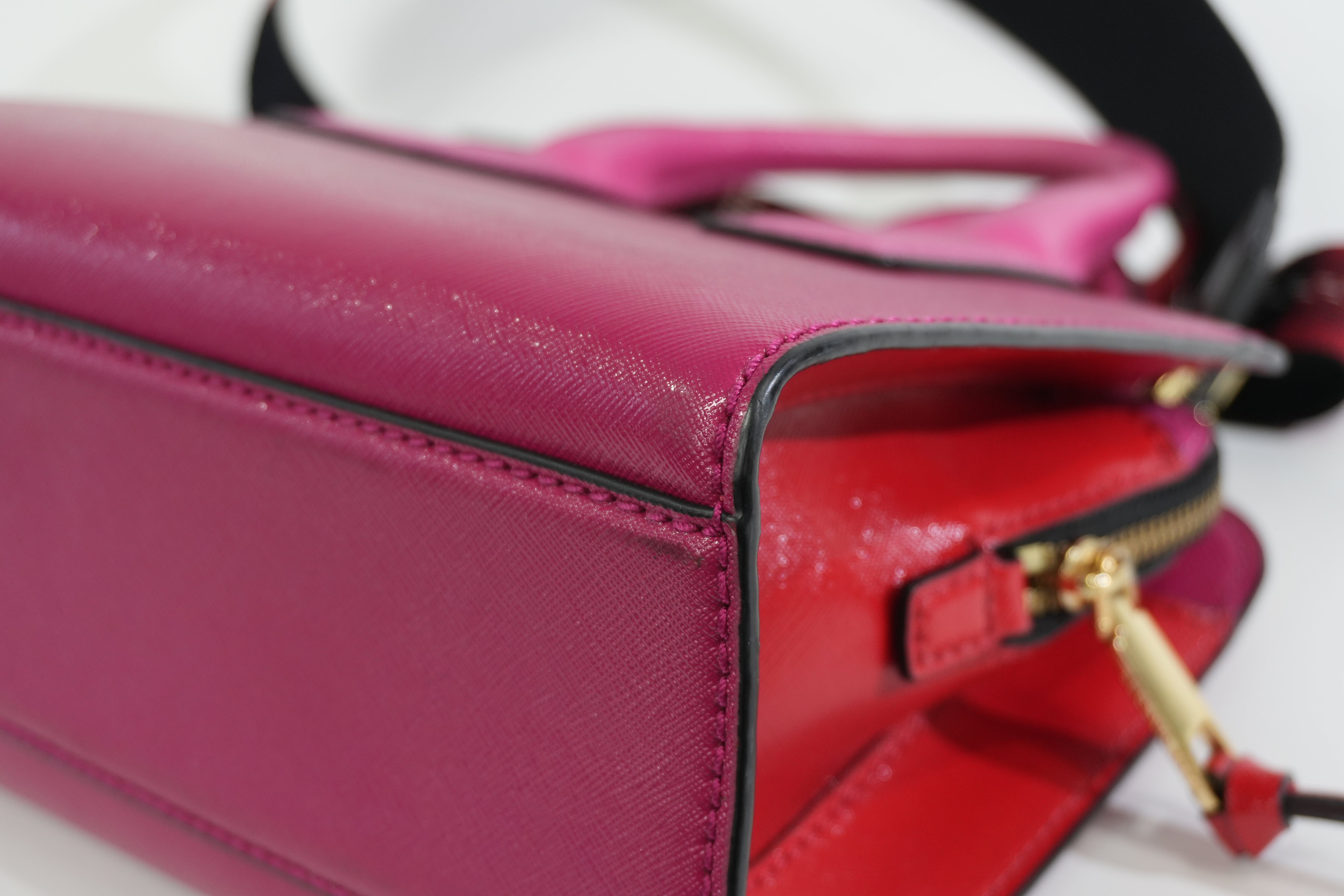 Pre-owned Marc Jacobs Leather Big Shot Two Way Shoulder Bag Pink