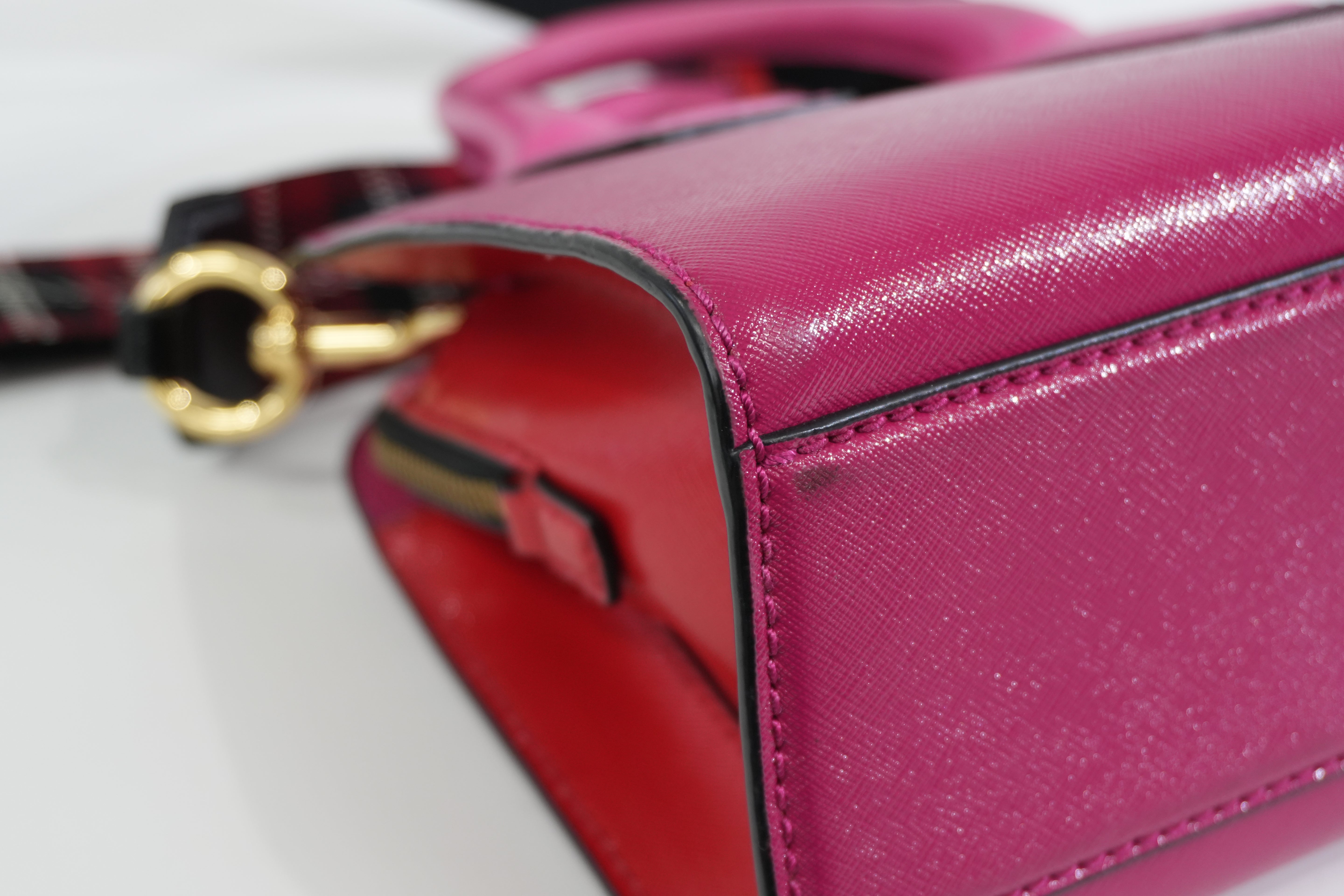 Pre-owned Marc Jacobs Leather Big Shot Two Way Shoulder Bag Pink