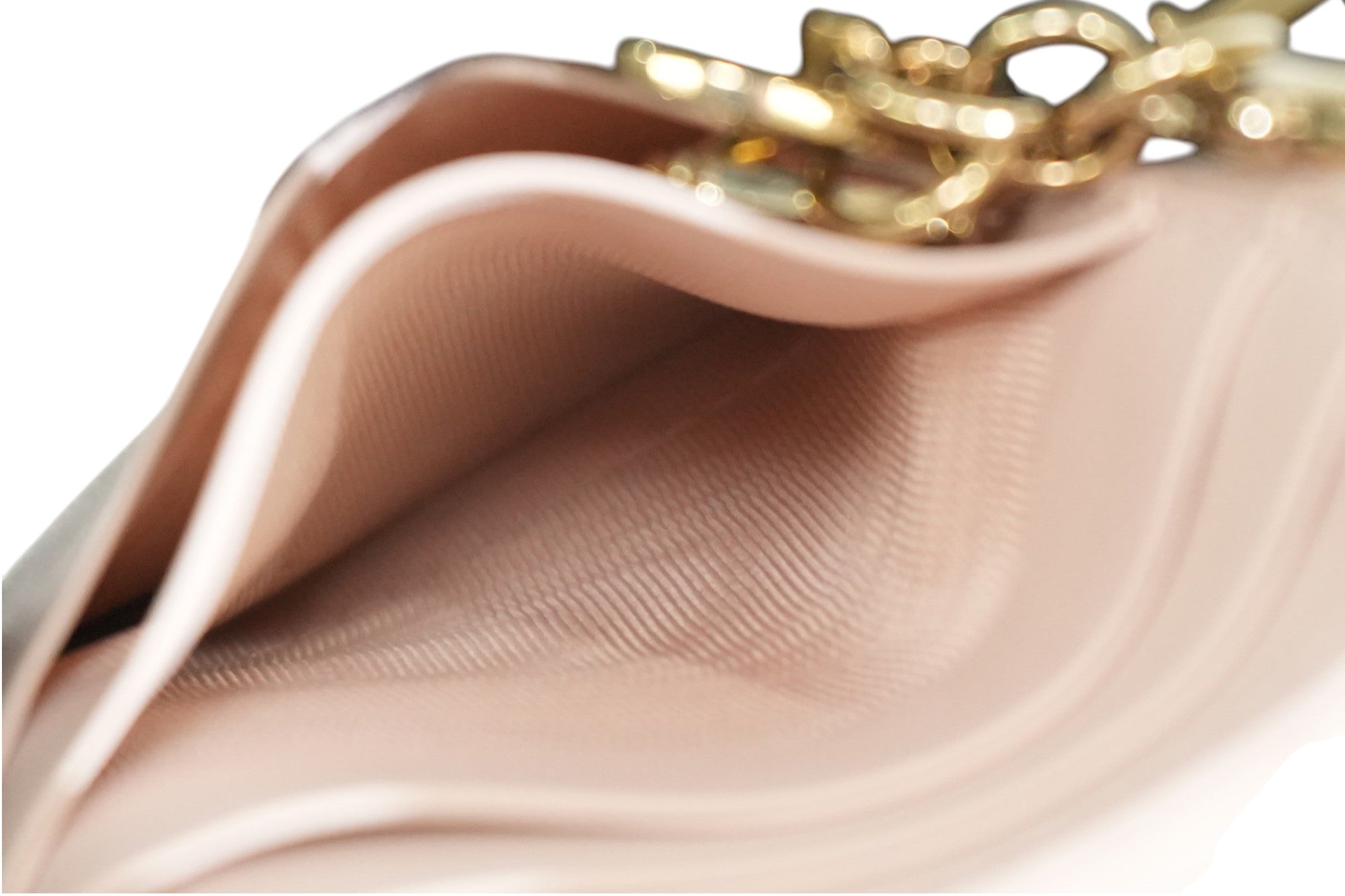 Pre-owned Dior Coin and Card Case Pink