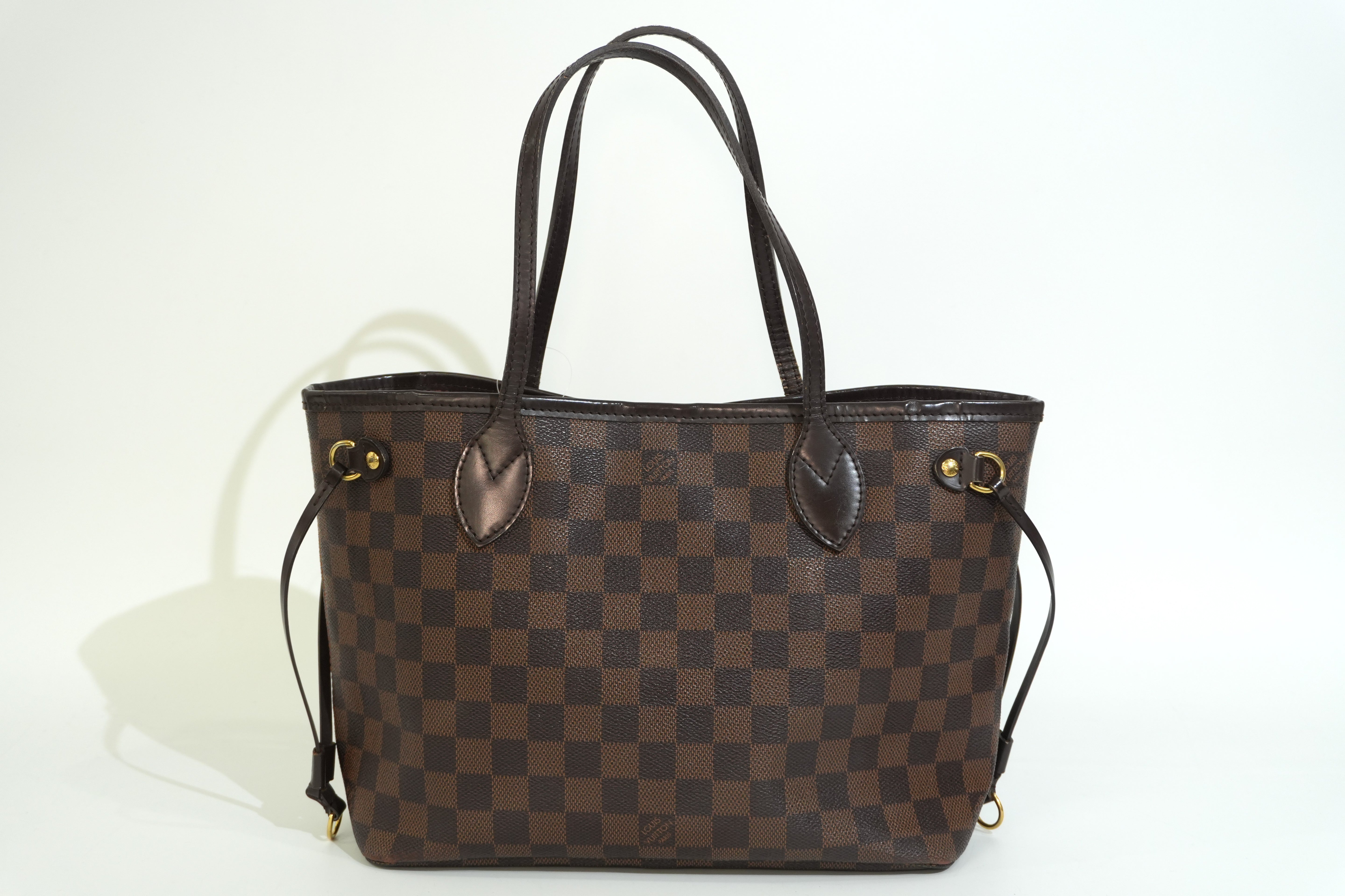 Pre-owned Louis Vuitton Damier Ebene Neverfull PM Tote Bag