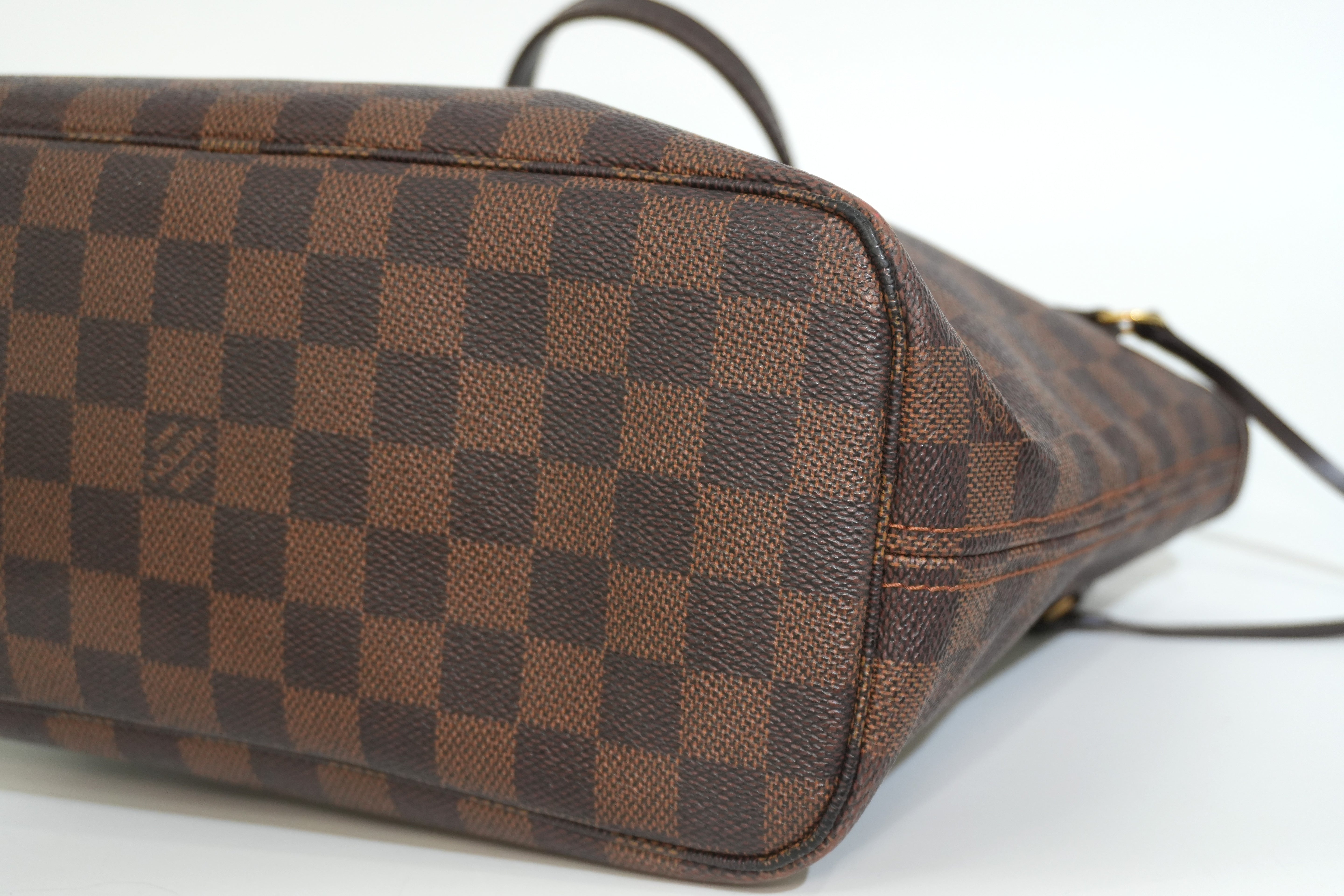 Pre-owned Louis Vuitton Damier Ebene Neverfull PM Tote Bag