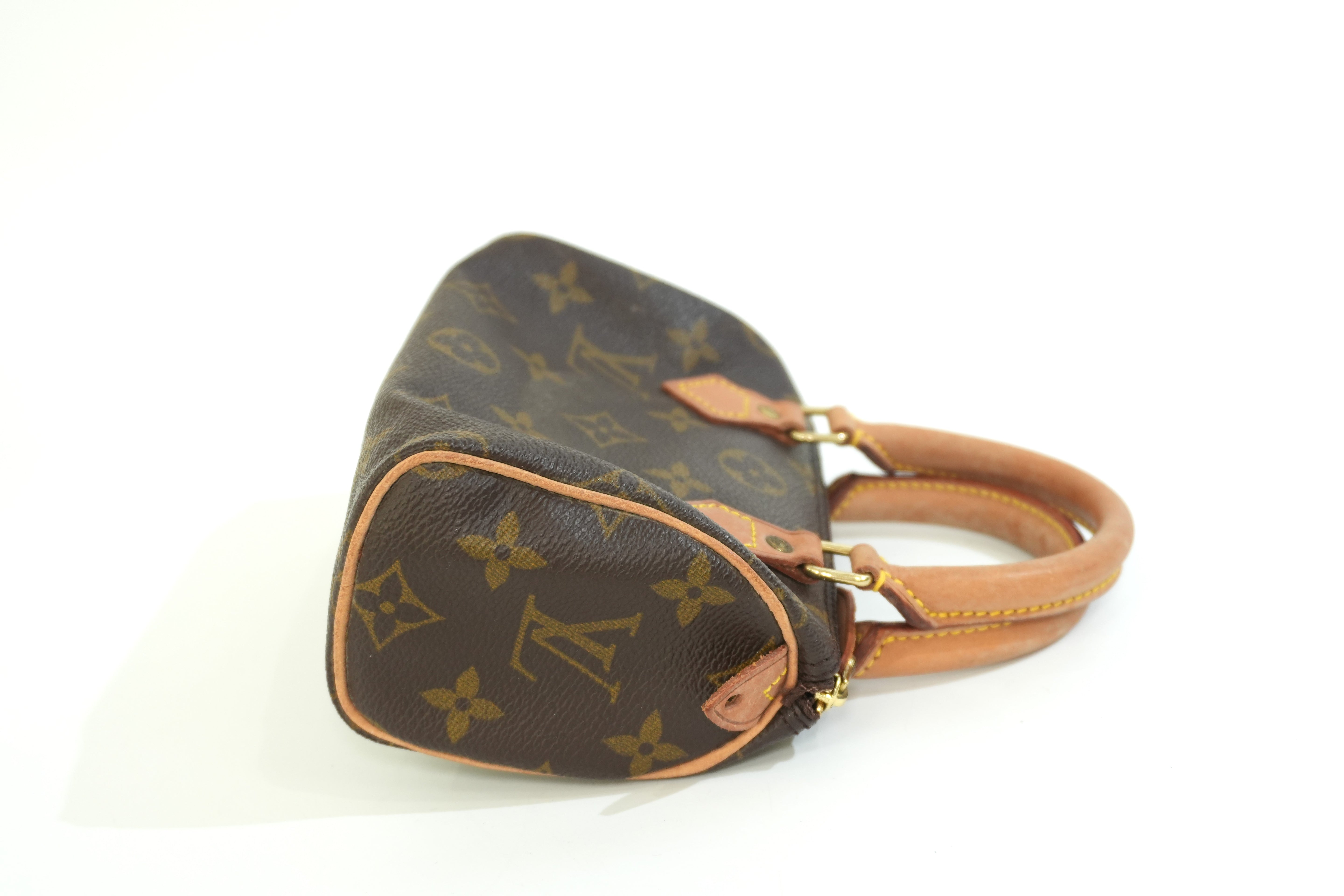 Pre-owned Louis Vuitton Monogram Mini Speedy Handbag