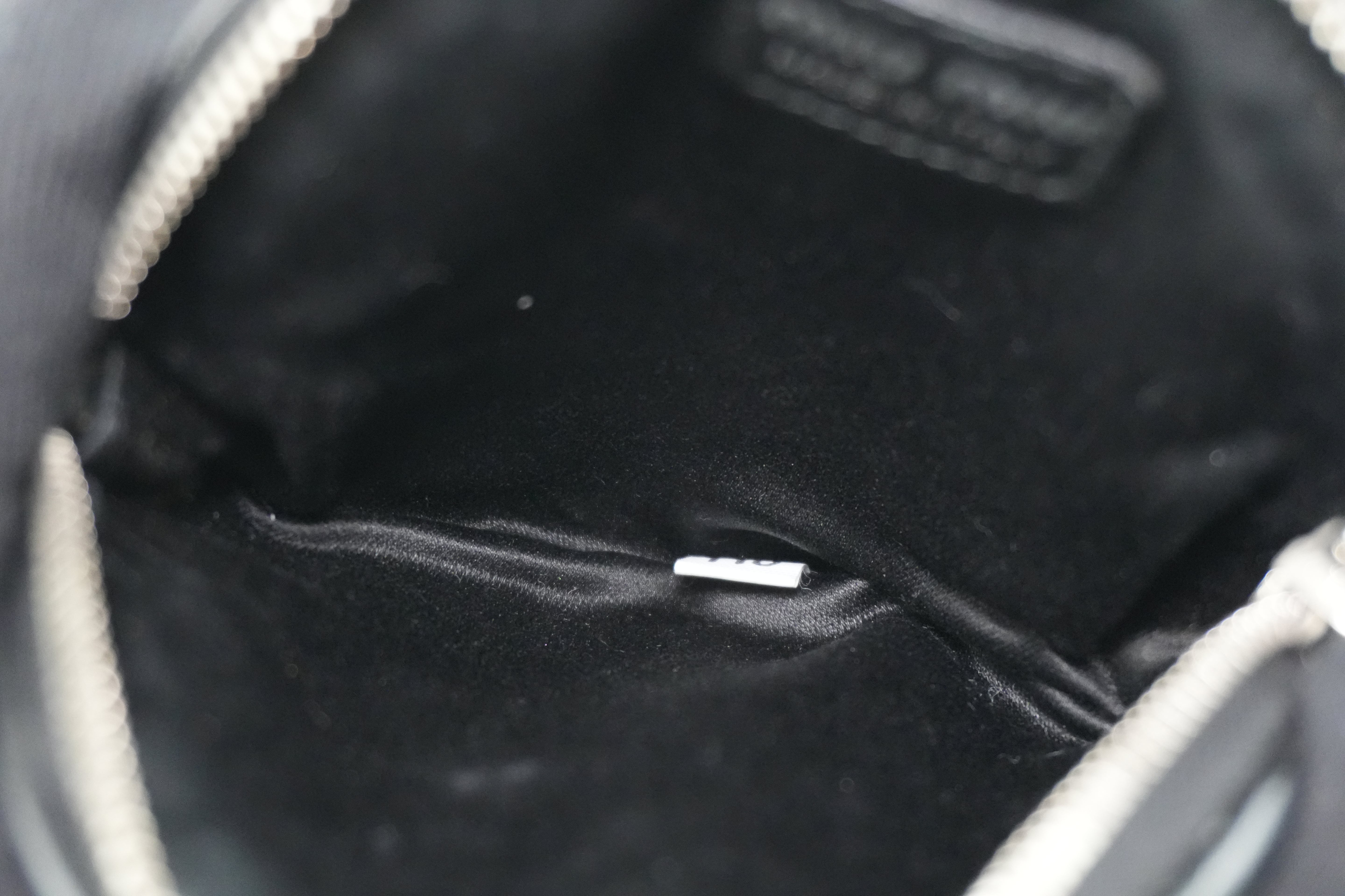 Miumiu Round Crossbody Leather Black Used