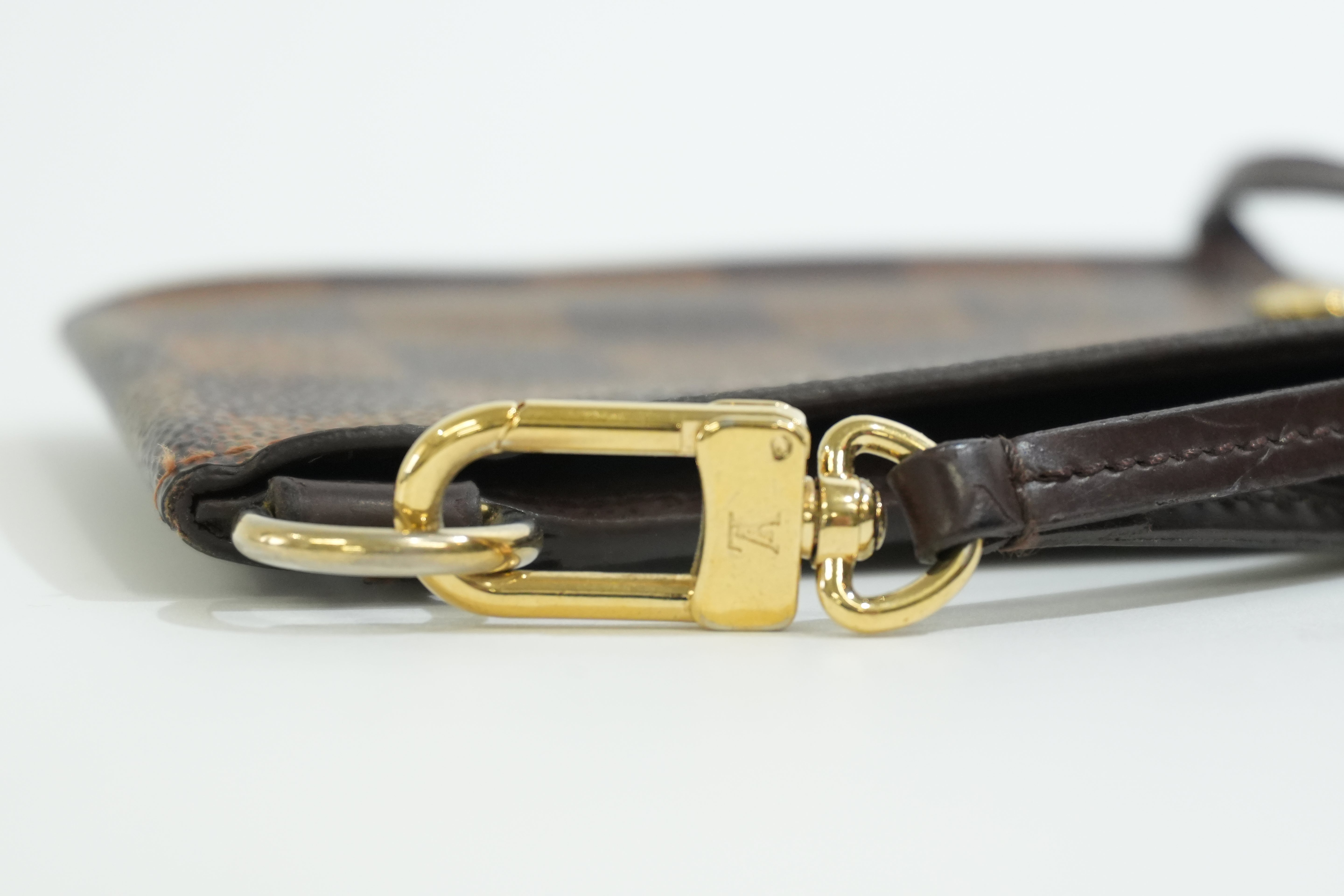Pre-owned Louis Vuitton Damier Ebene Pass Case