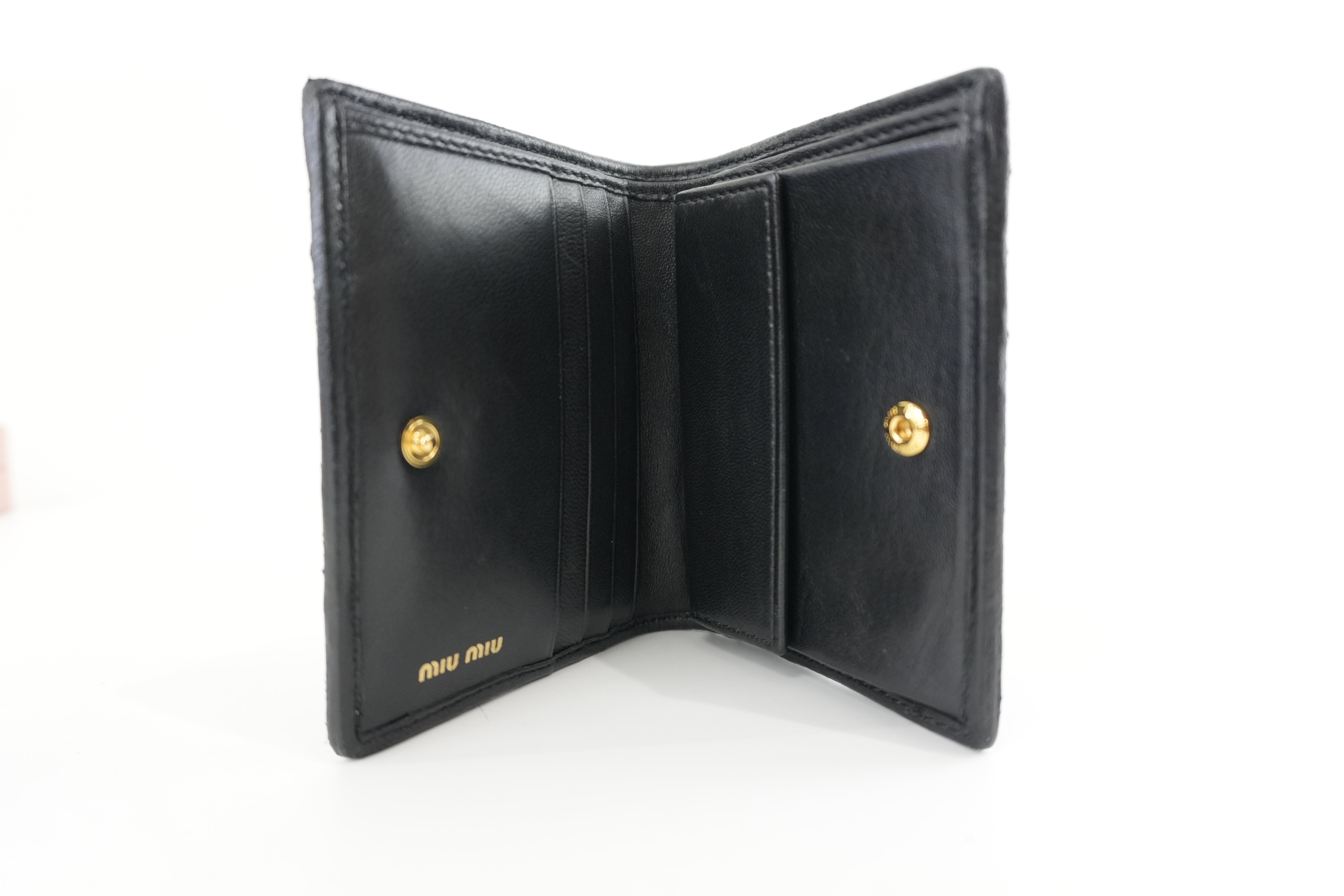 Miumiu Compact Wallet Used