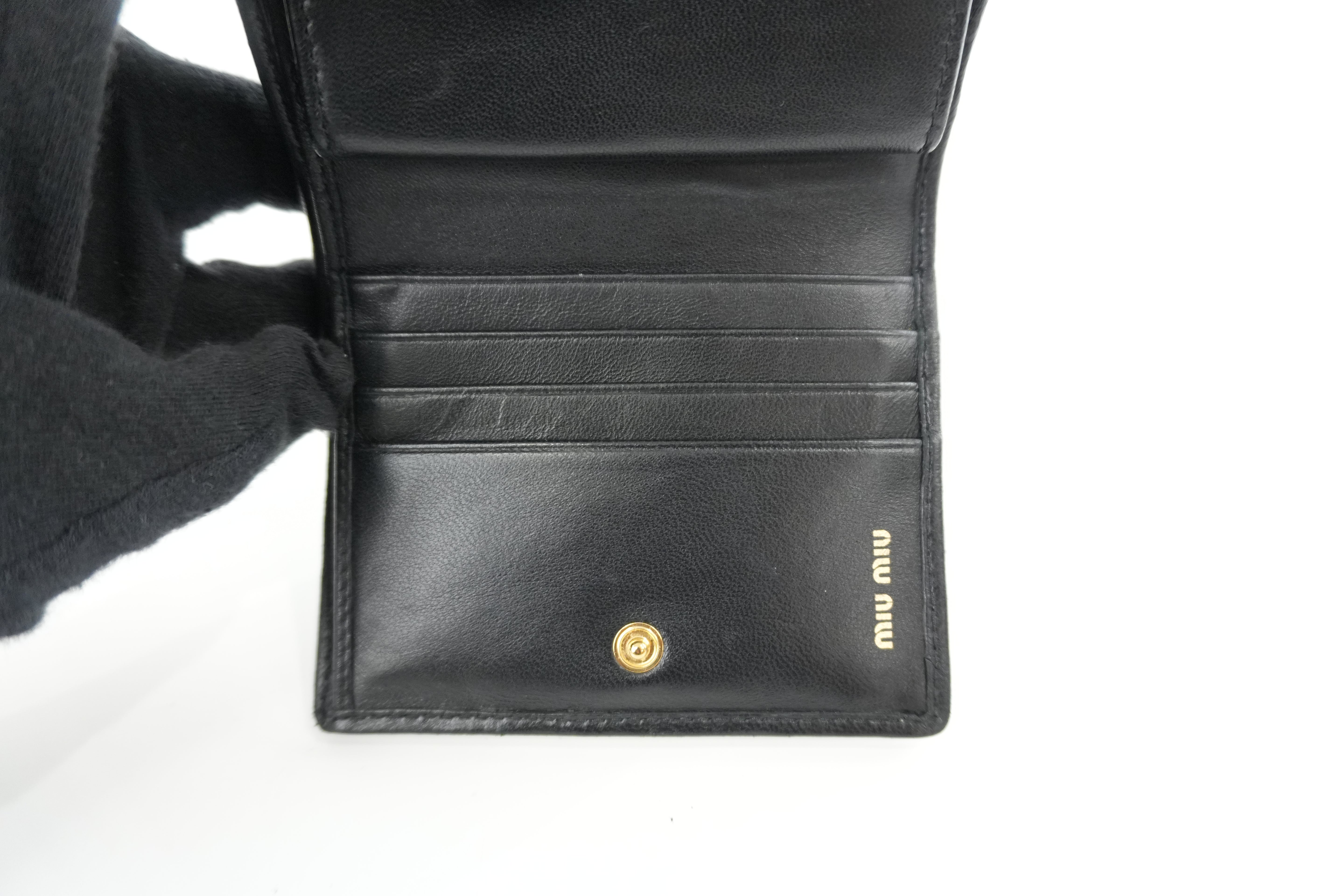 Miumiu Compact Wallet Used