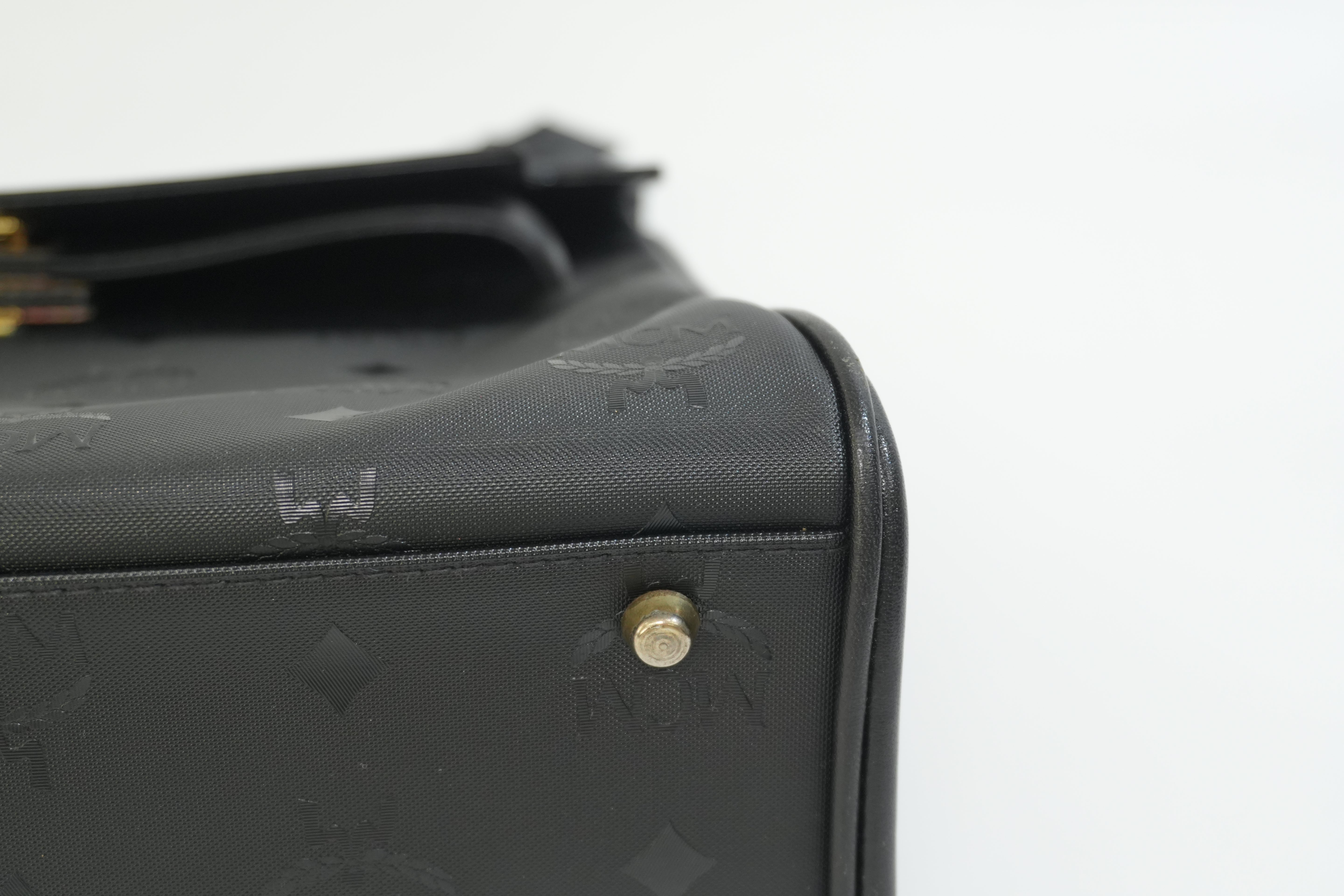 Pre-owned MCM Top Handle Handbag Black