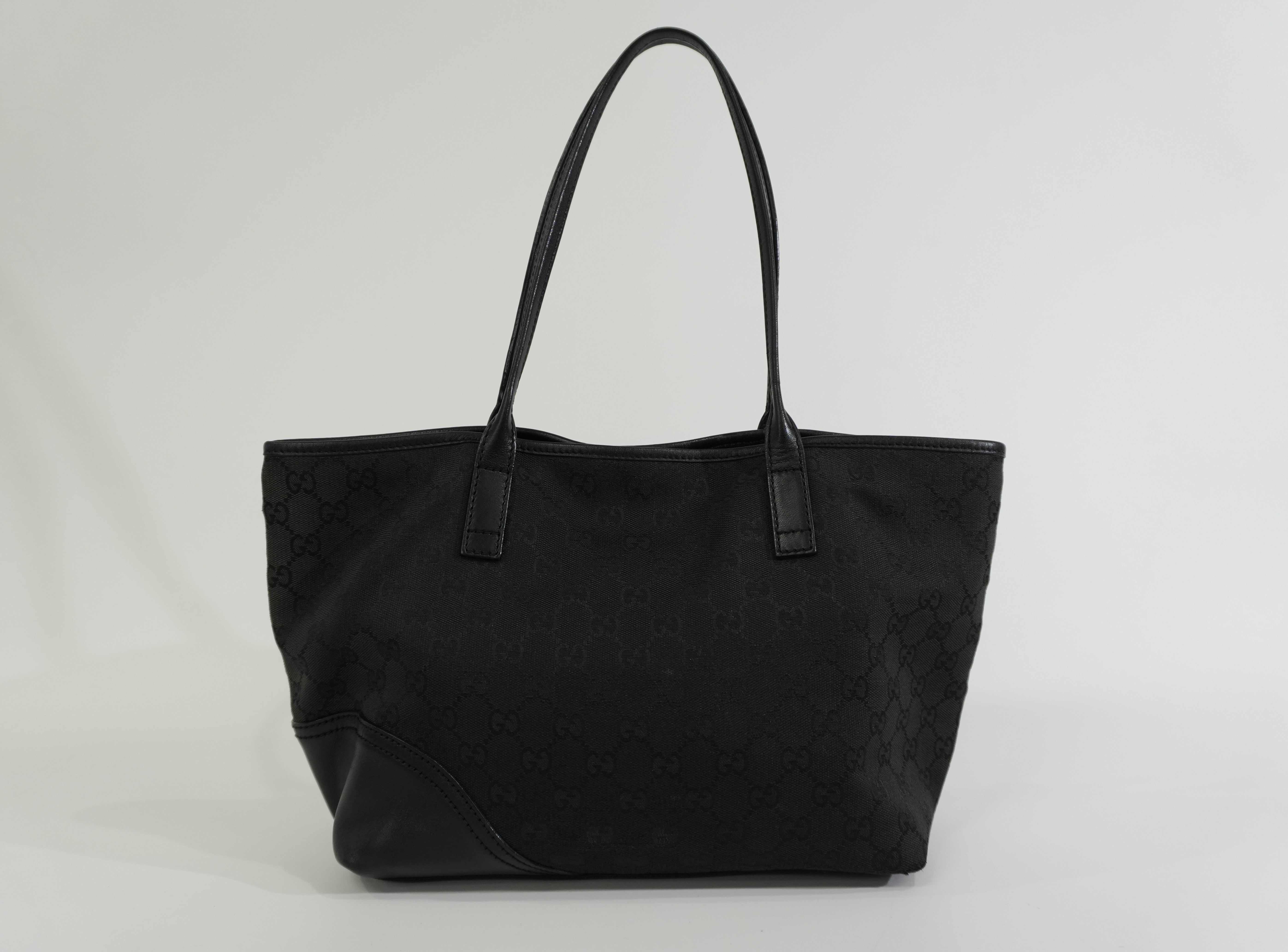 Pre-owned Gucci Guccisima Tote Bag Black