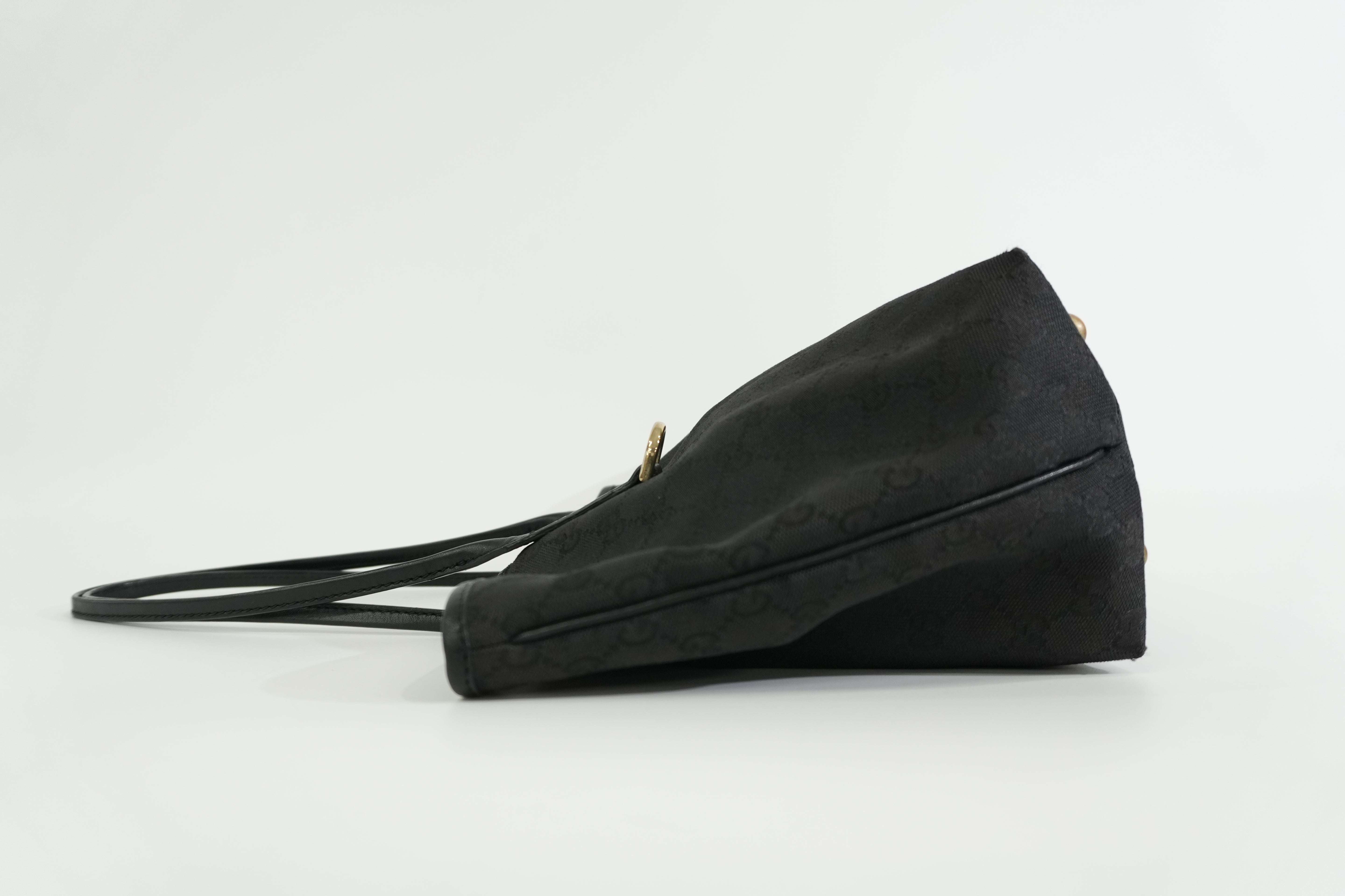 Pre-owned Gucci Guccisima Tote Bag Black