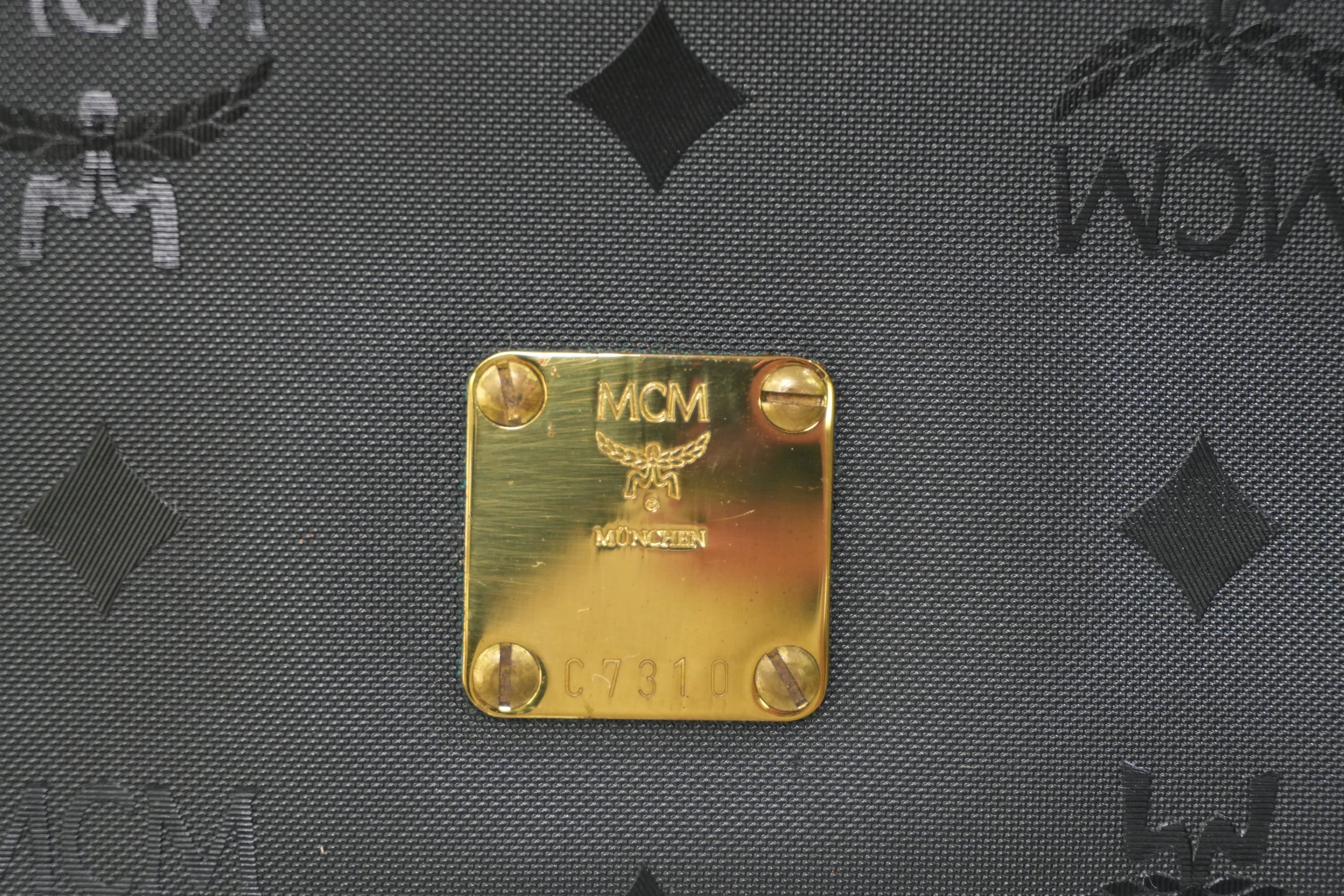 Pre-owned MCM Top Handle Handbag Black