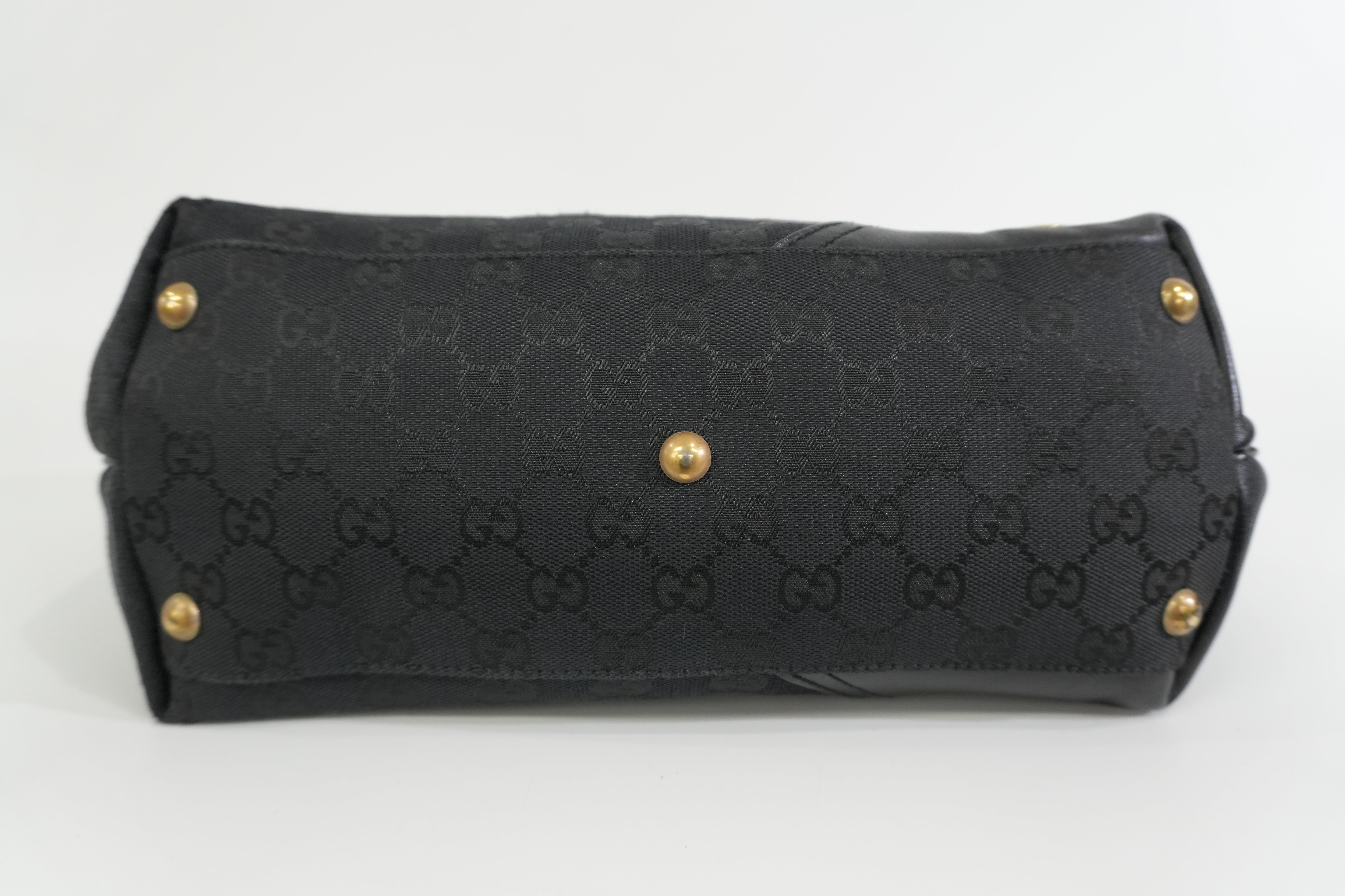 Pre-owned Gucci Guccisima Tote Bag Black