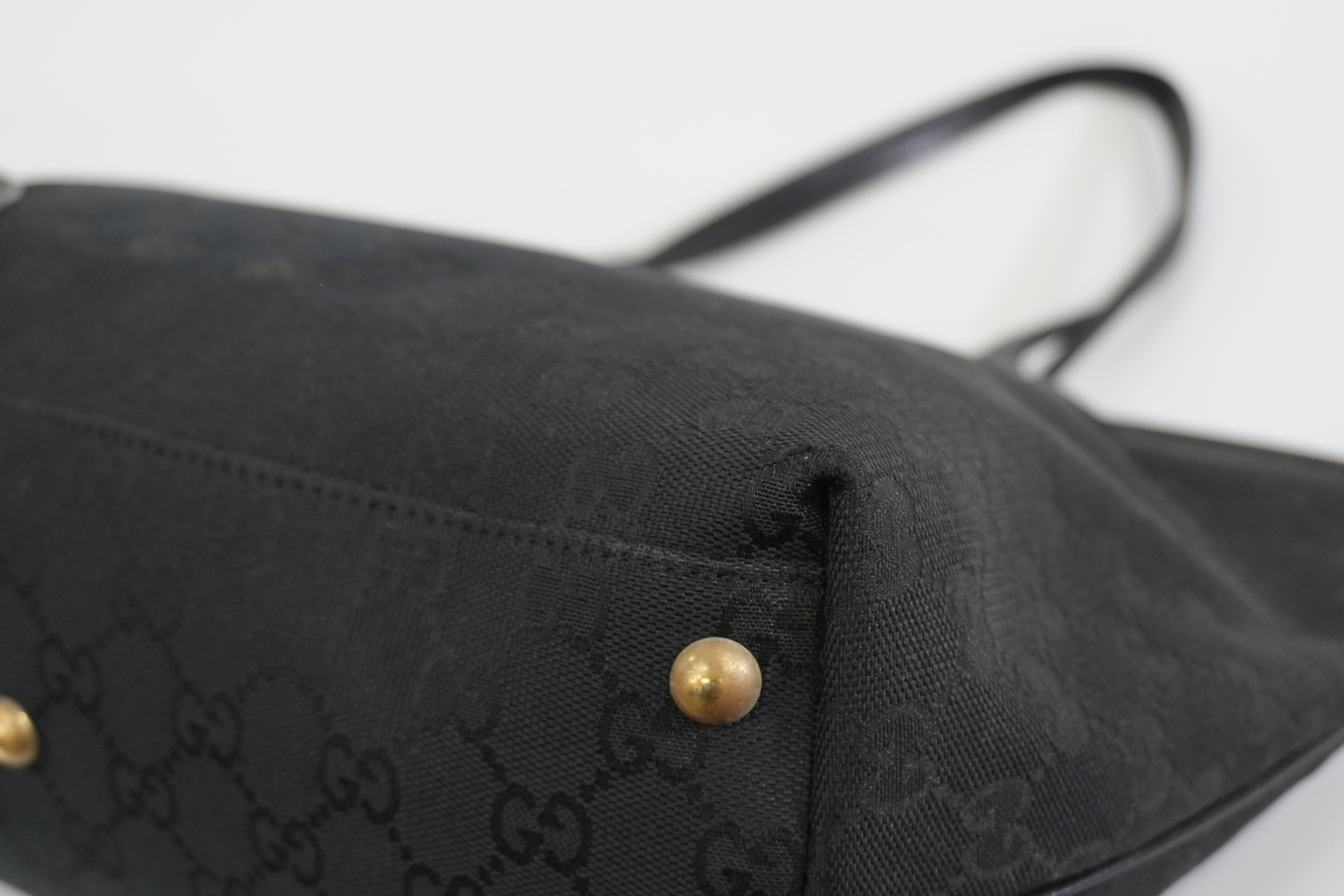 Pre-owned Gucci Guccisima Tote Bag Black