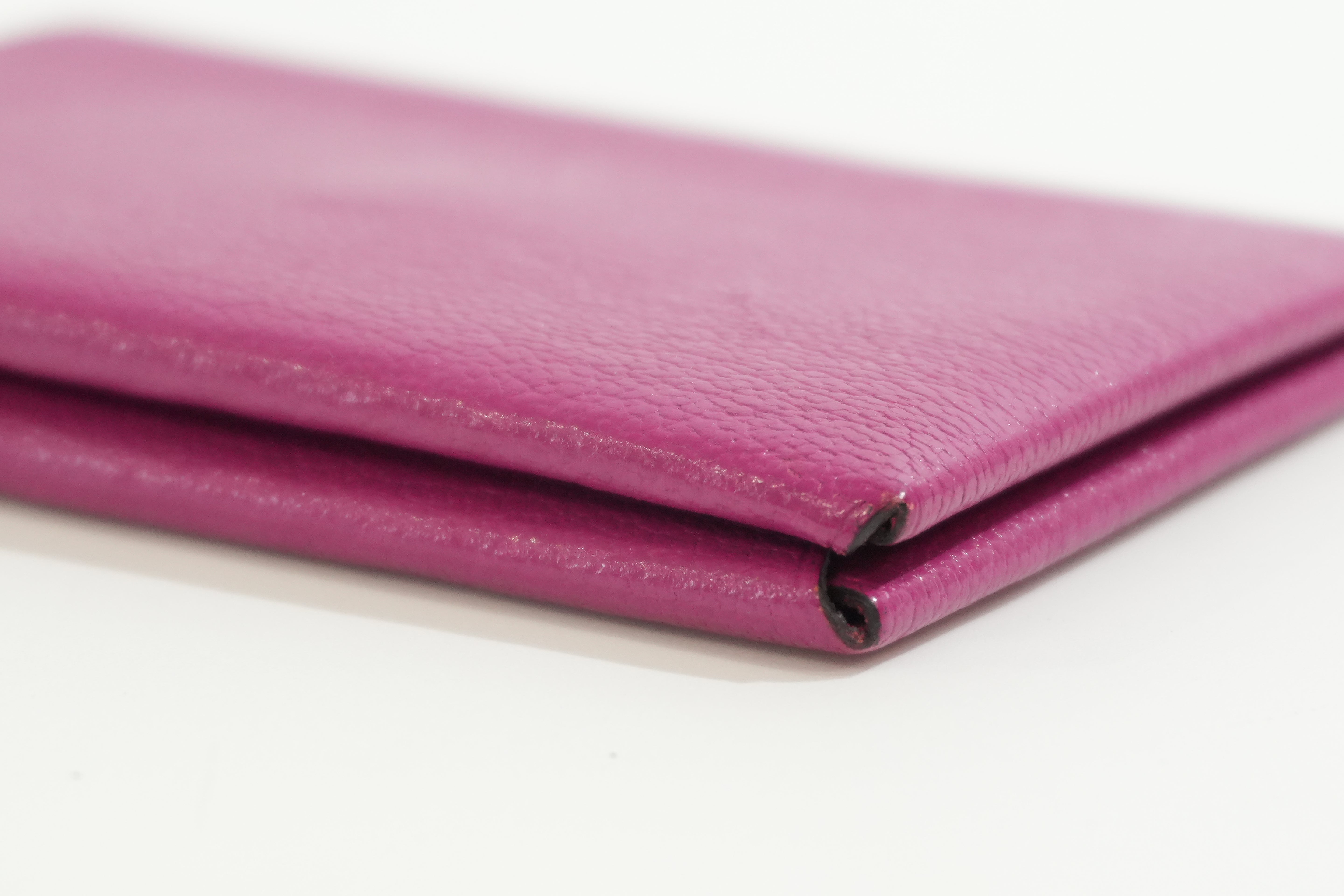 Pre-owned Hermes Card Case Pink