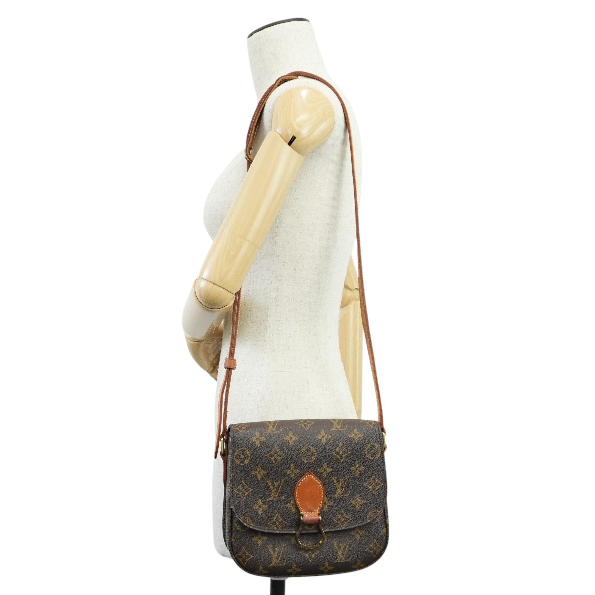 Louis Vuitton Monogram Saint Cloud MM Shoulder Bag Used