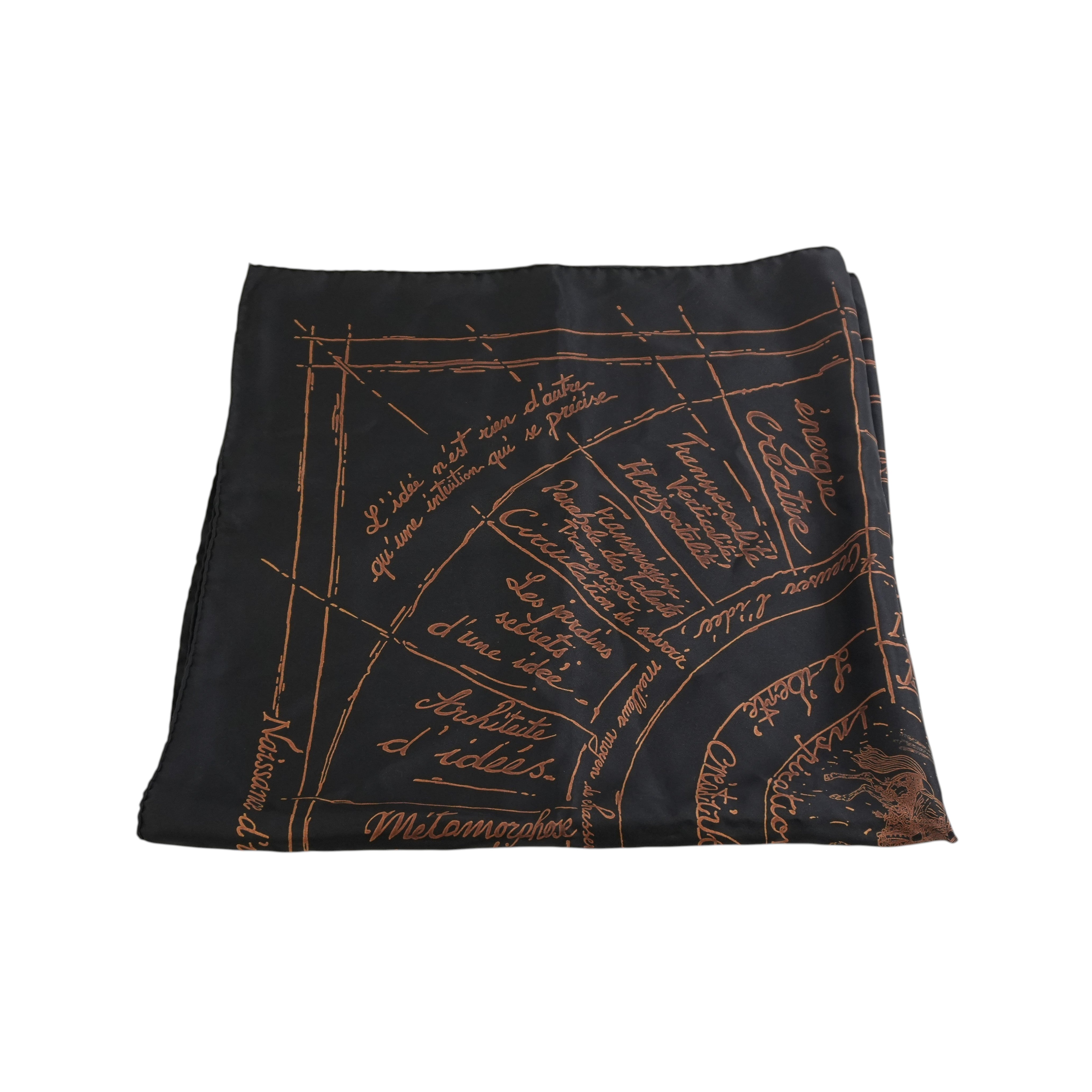 Pre-owned Hermes Scarf Black
