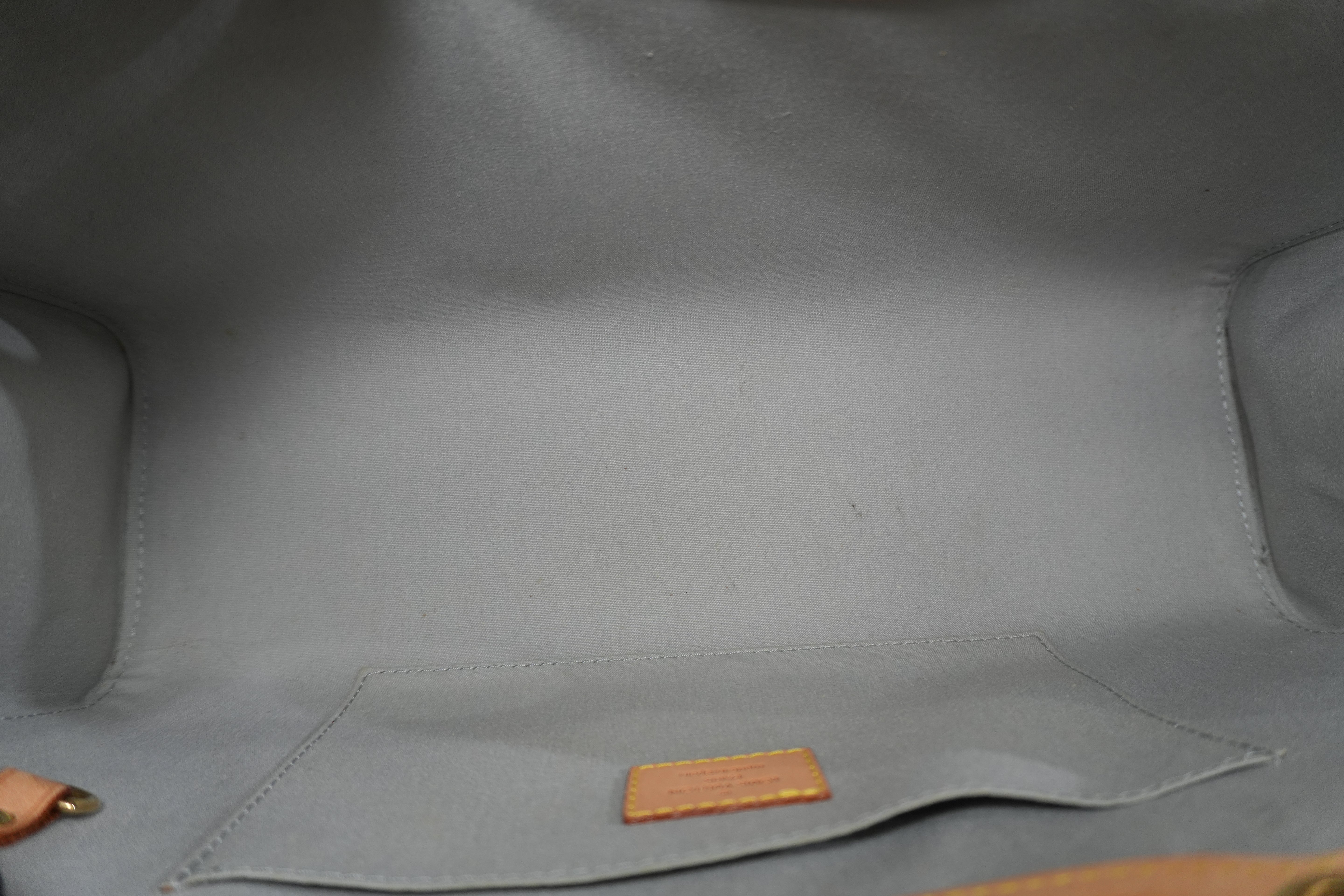 Pre-owned Louis Vuitton Vernis Roxbury Shoulder Bag Yellow